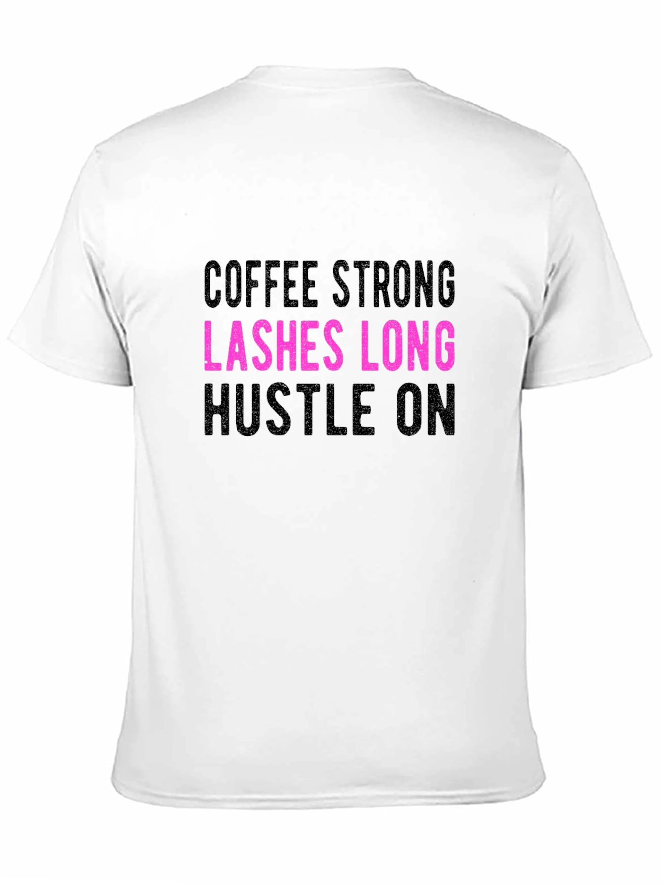 Coffee Strong Lashes Long T-Shirt