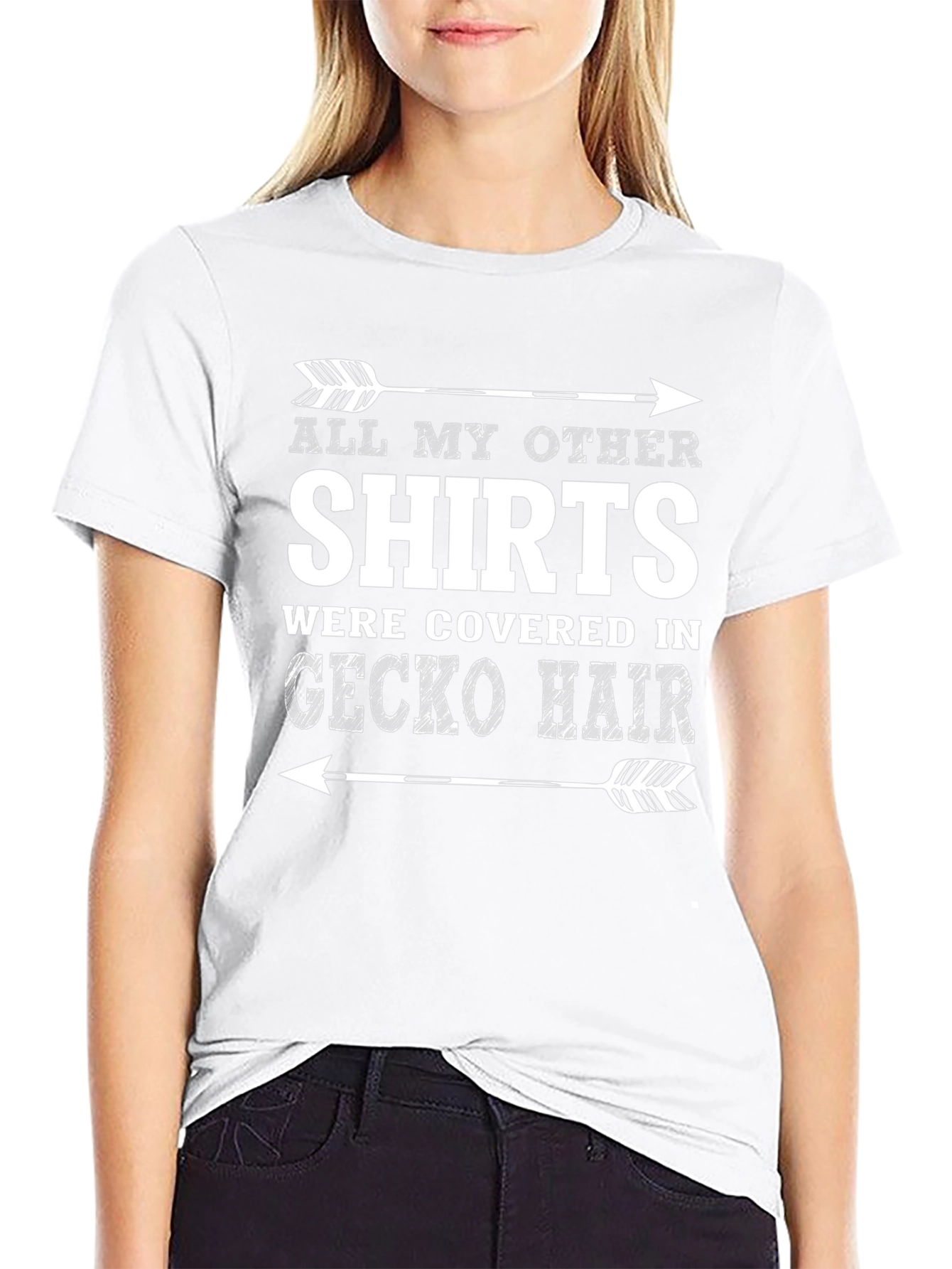 Gecko Hair T-Shirt: Funny Pet Lover Tee