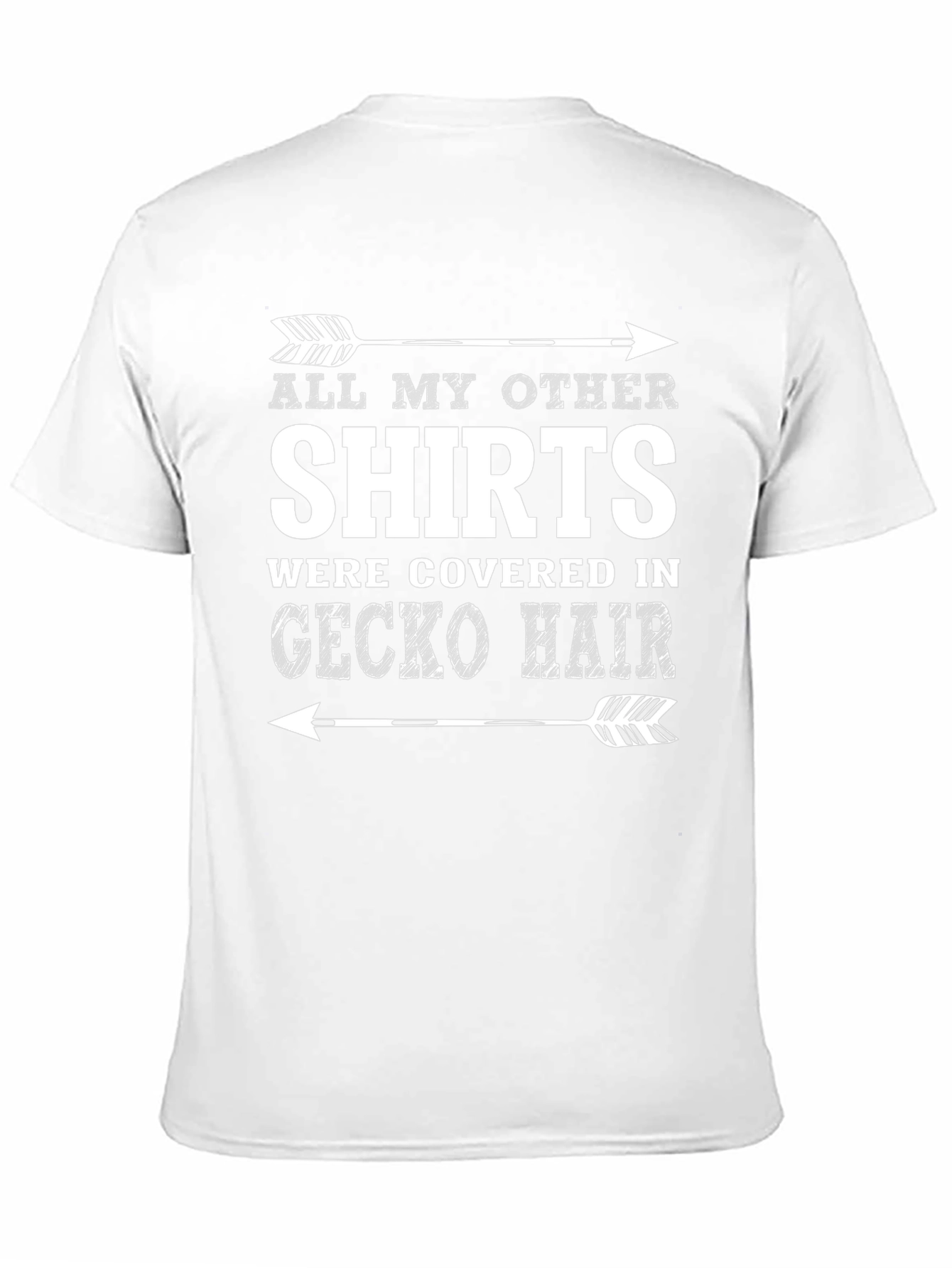 Gecko Hair T-Shirt: Funny Pet Lover Tee