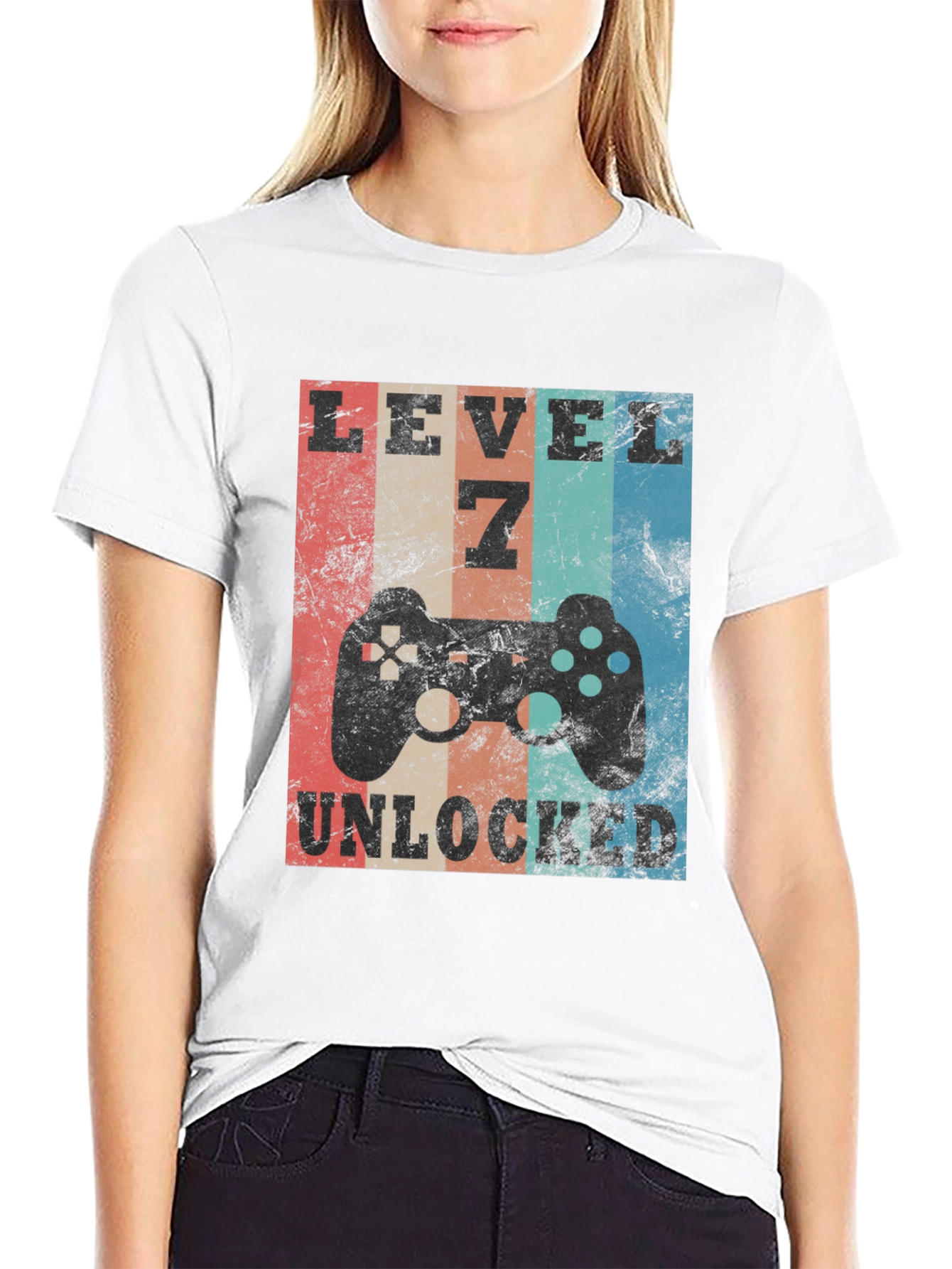 Level 7 Unlocked Gamer T-Shirt