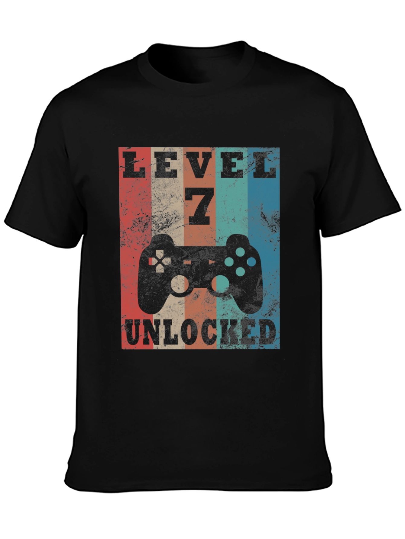 Level 7 Unlocked Gamer T-Shirt