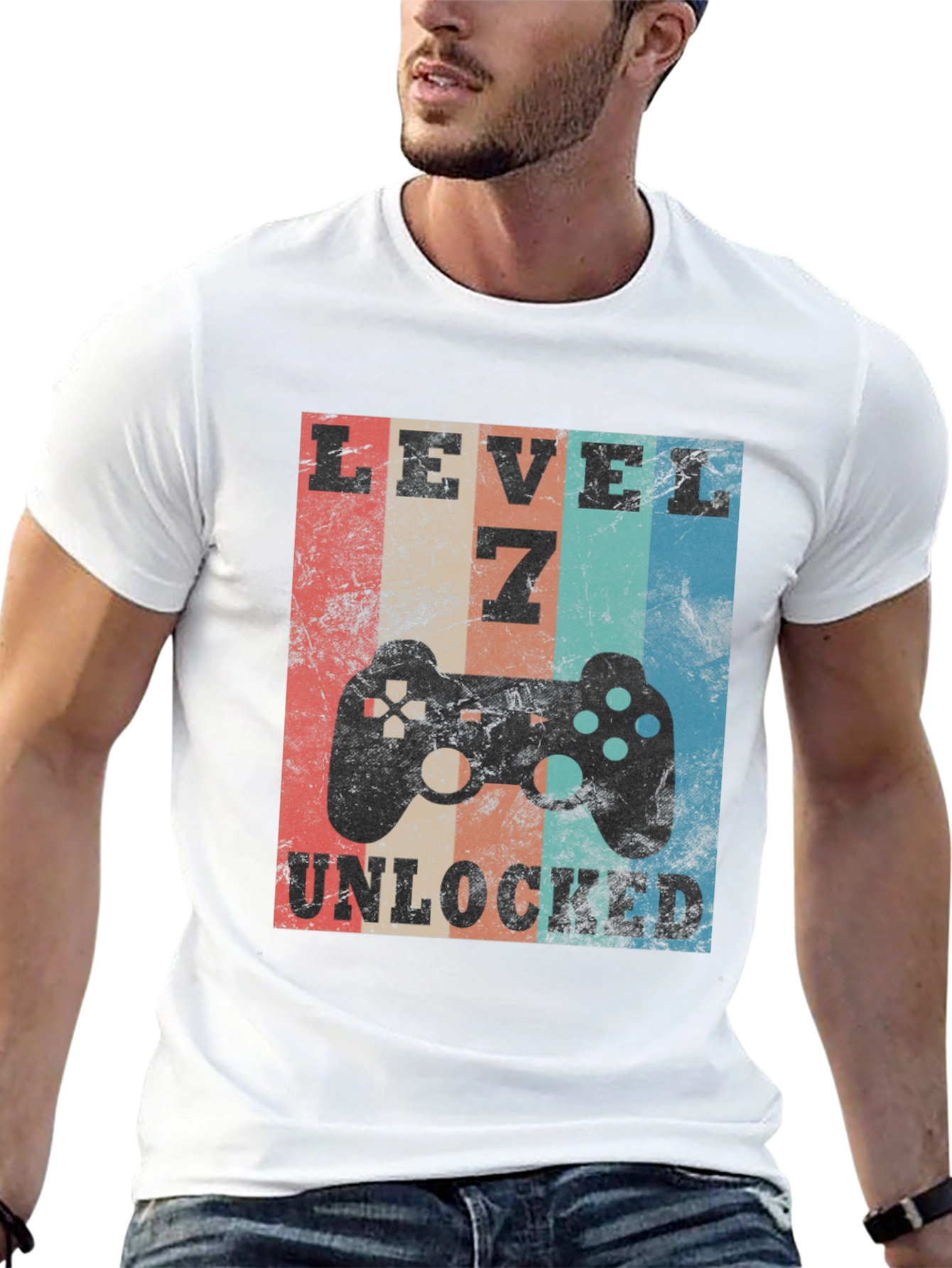 Level 7 Unlocked Gamer T-Shirt