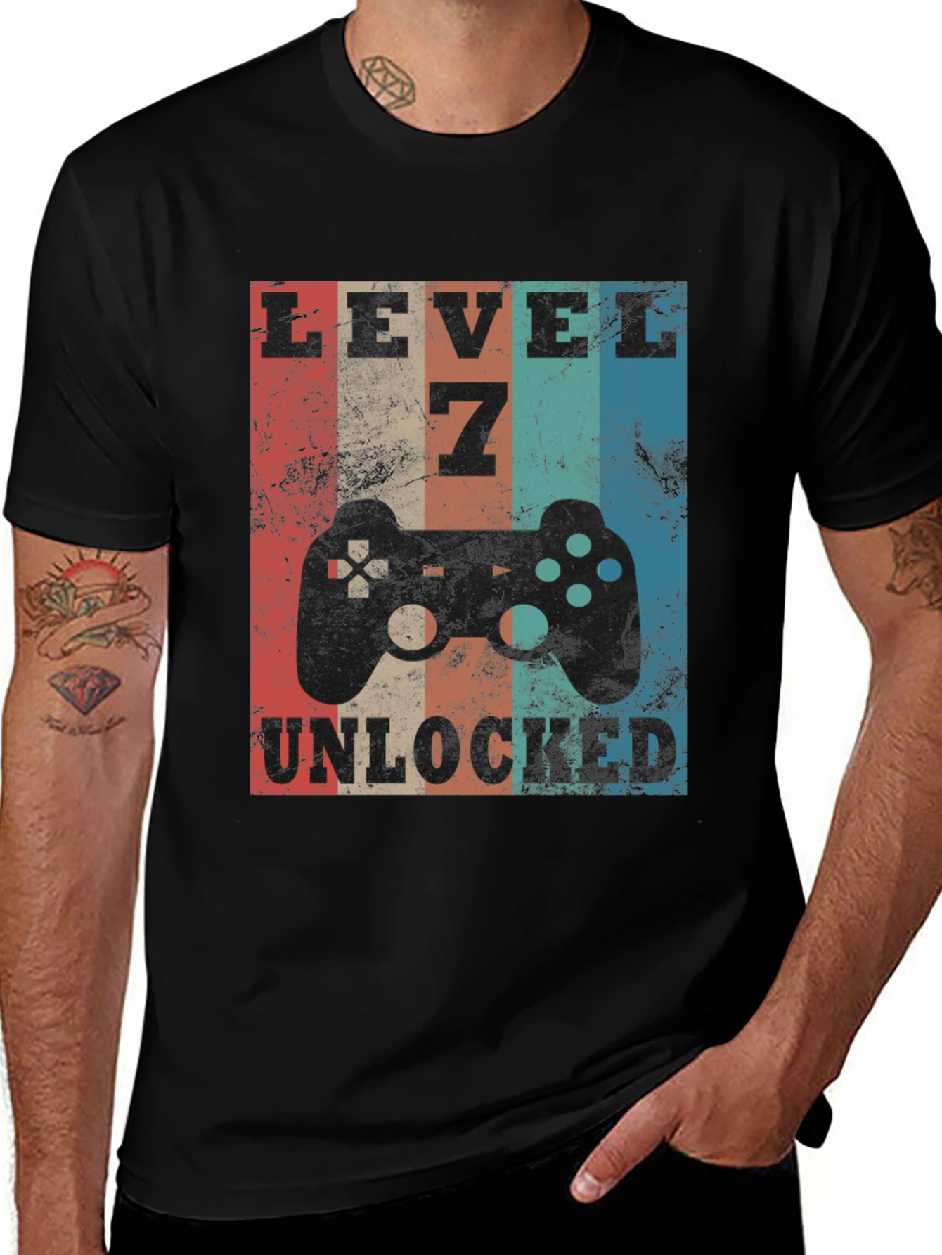Level 7 Unlocked Gamer T-Shirt