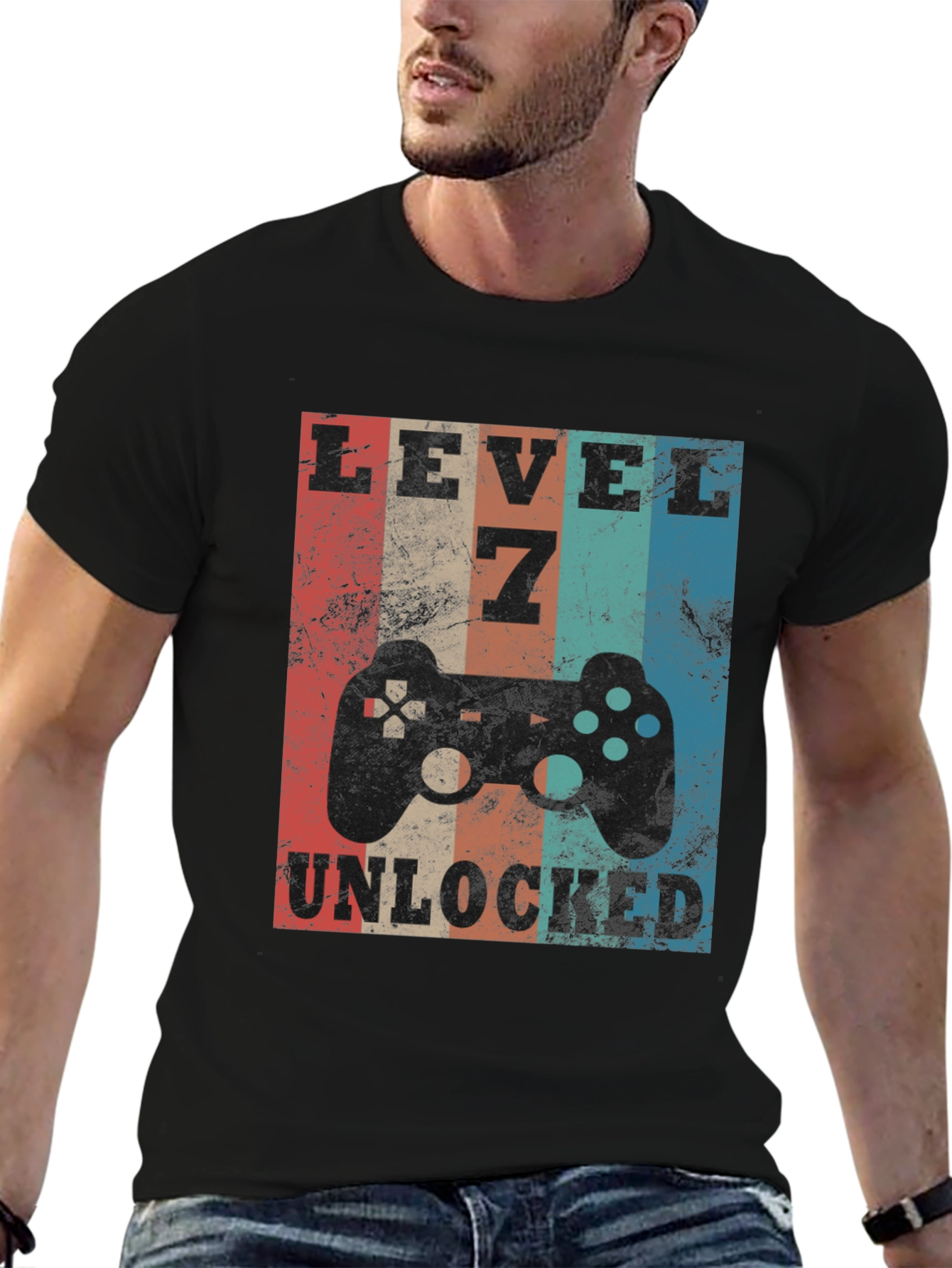 Level 7 Unlocked Gamer T-Shirt
