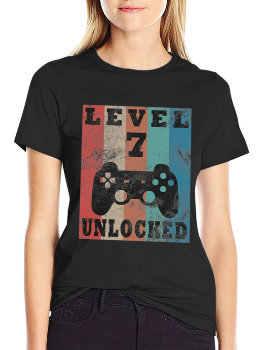 Level 7 Unlocked Gamer T-Shirt
