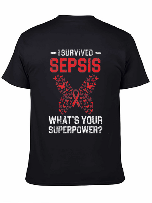 I Survived Sepsis T-Shirt Awareness Tee