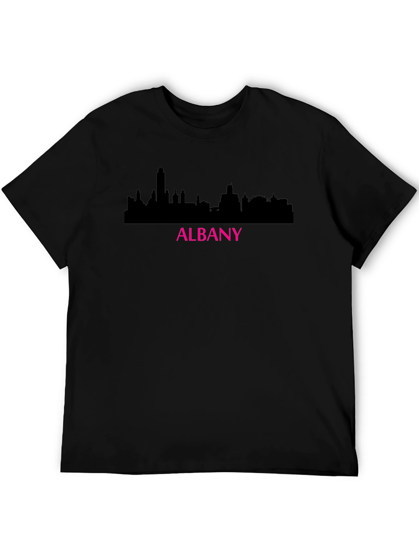 Albany Skyline Graphic Tee - Black