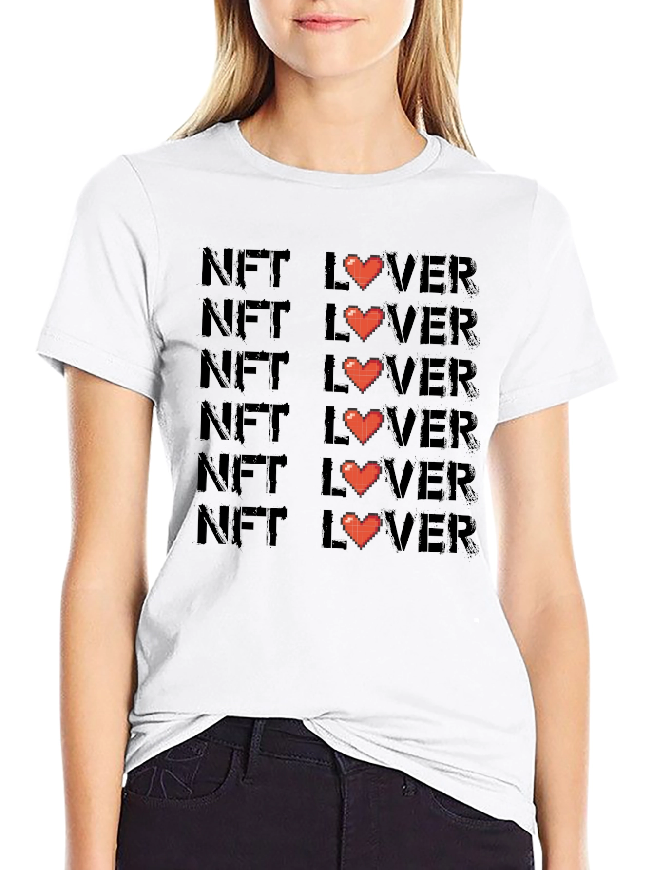 NFT Lover Graphic Tee - Black