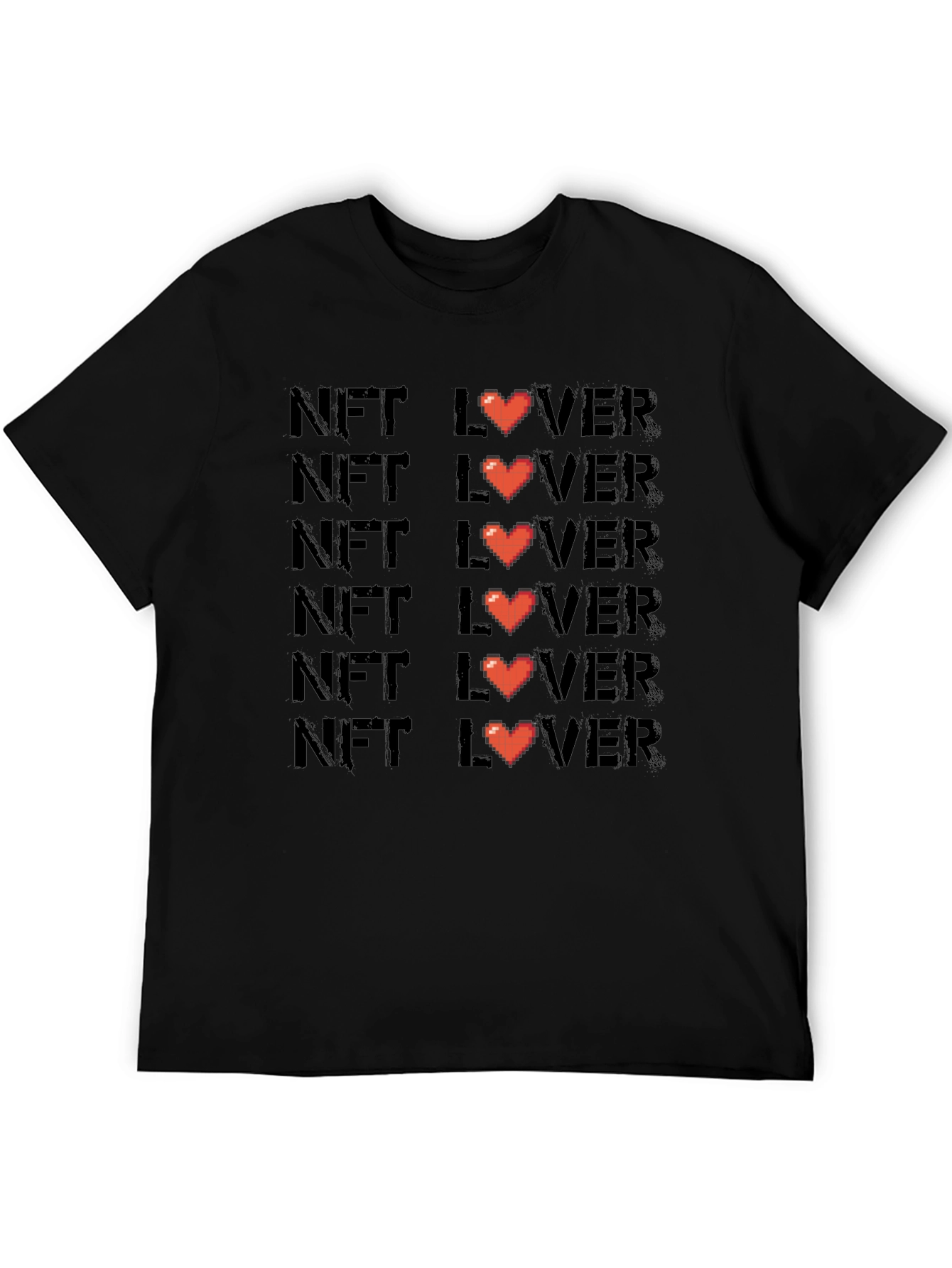 NFT Lover Graphic Tee - Black