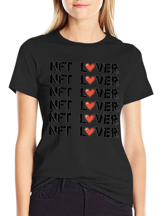 NFT Lover Graphic Tee - Black
