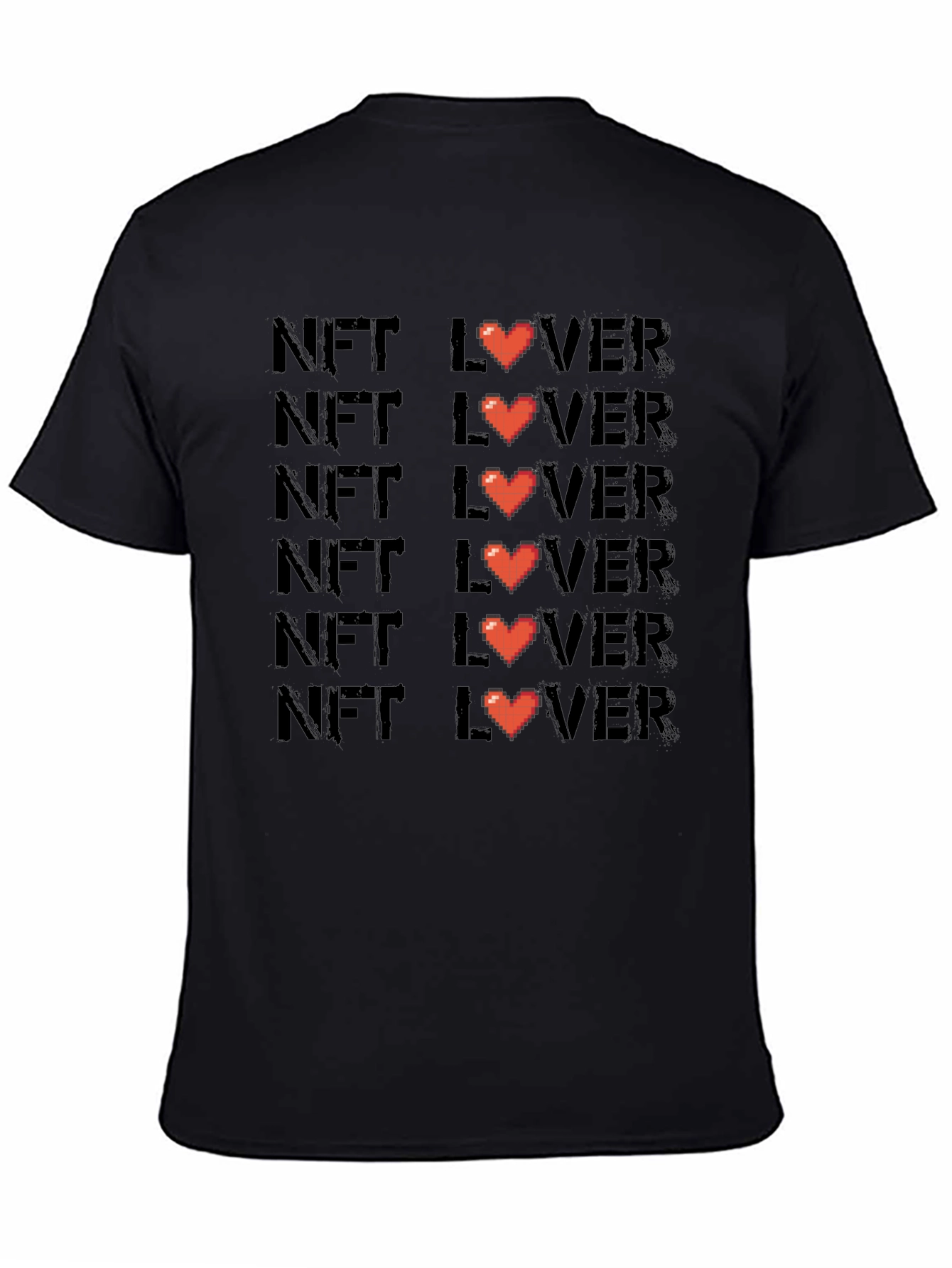 NFT Lover Graphic Tee - Black