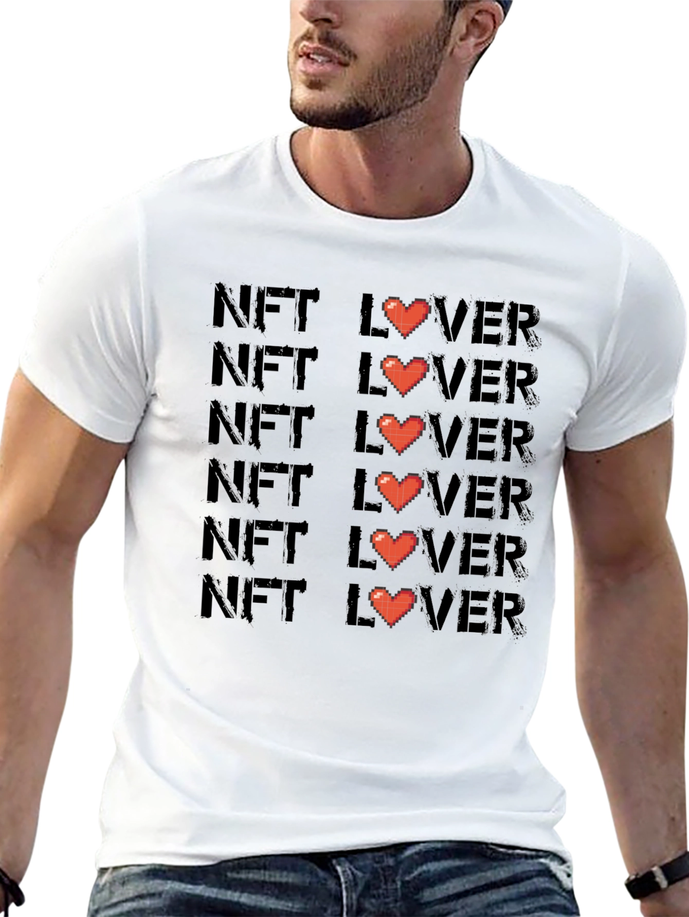 NFT Lover Graphic Tee - Black