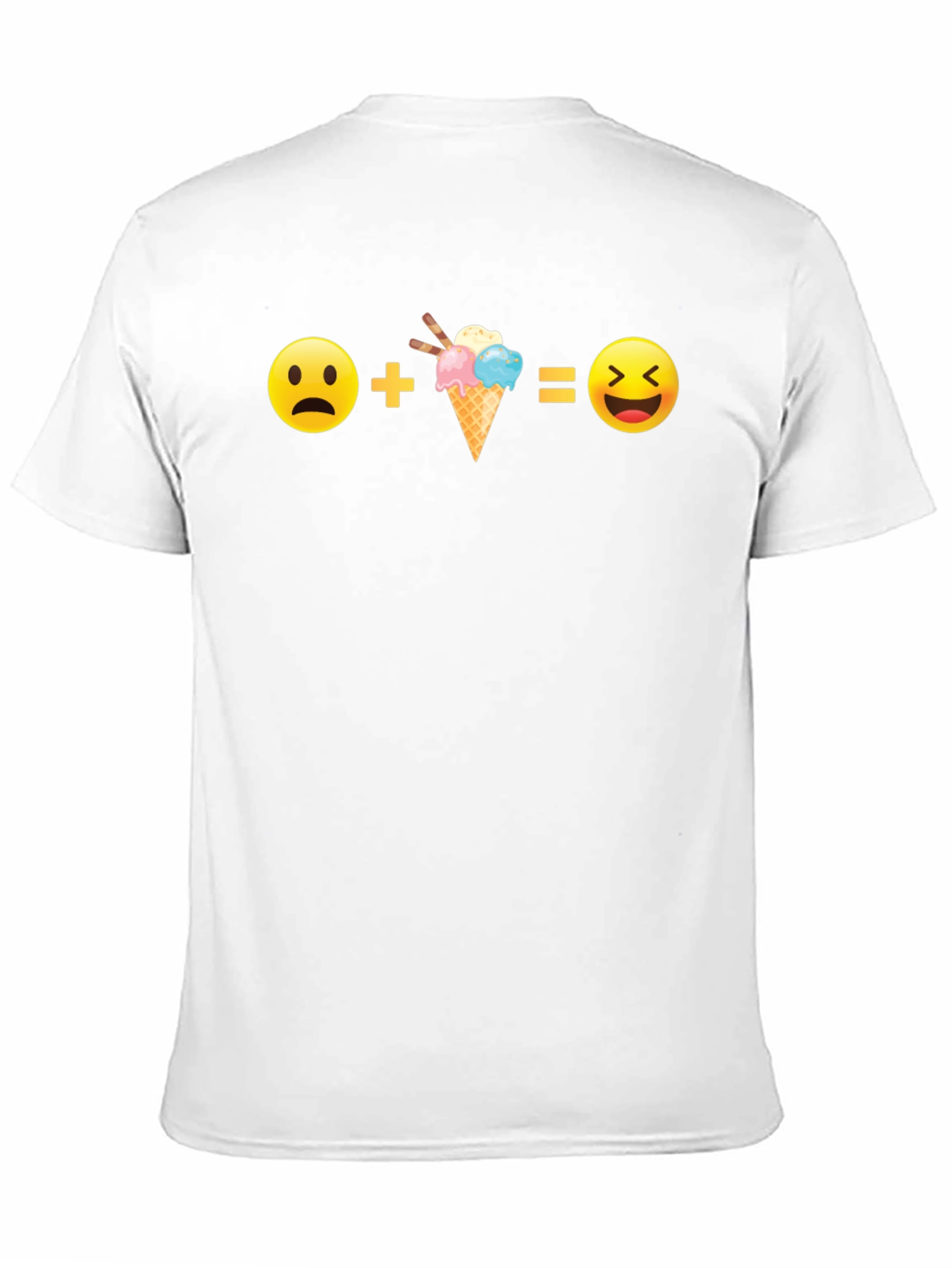 Funny Emoji Equation Black T-Shirt