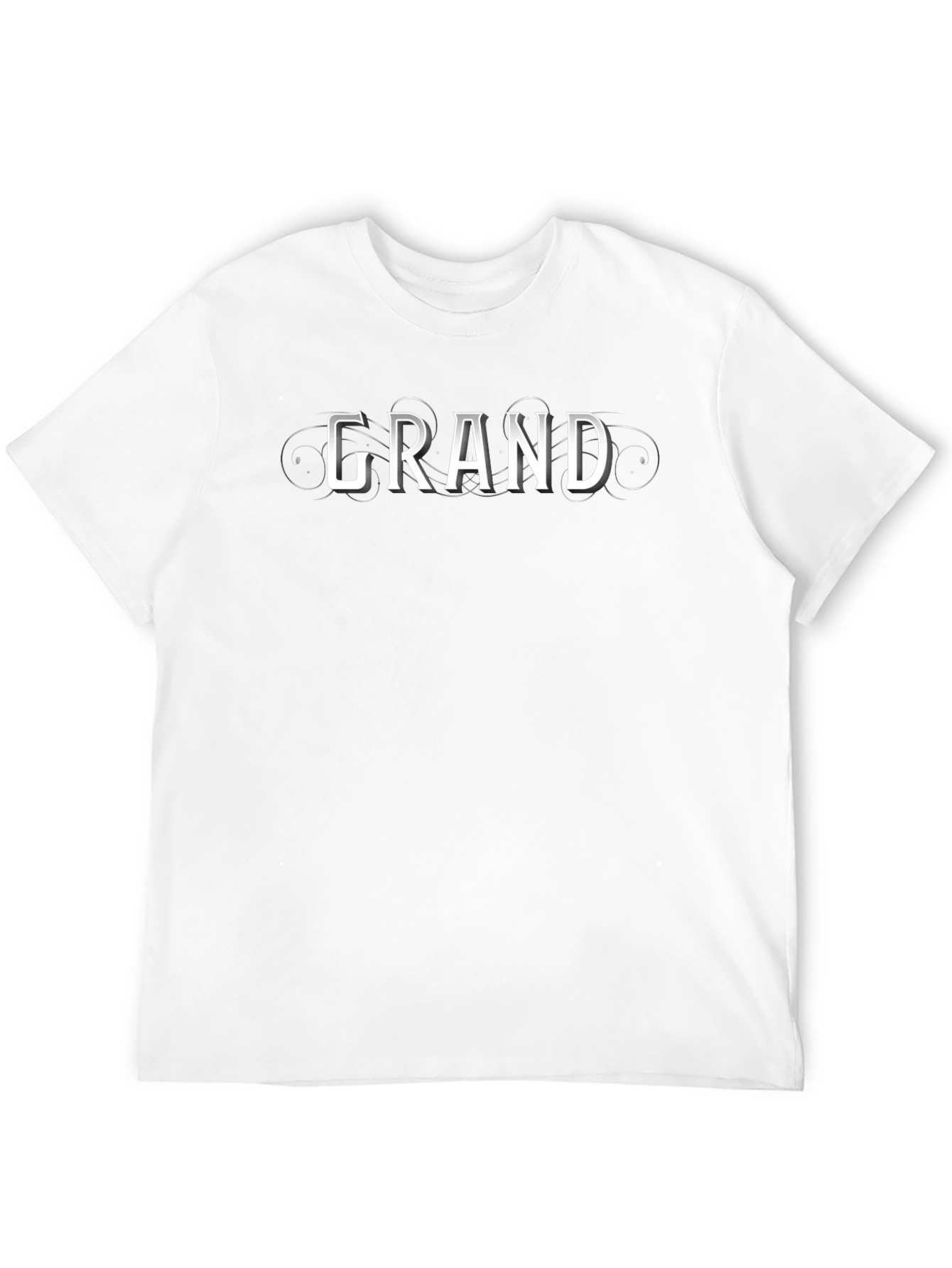 Grand Tee - Stylish Black Graphic T-Shirt