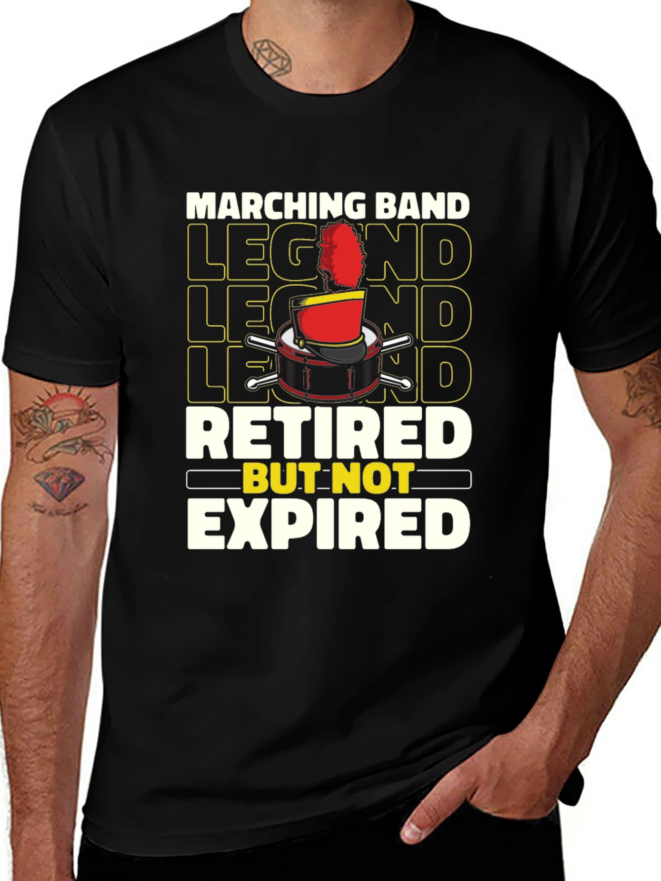 Marching Band Legend Retired But Not Expired T-Shirt