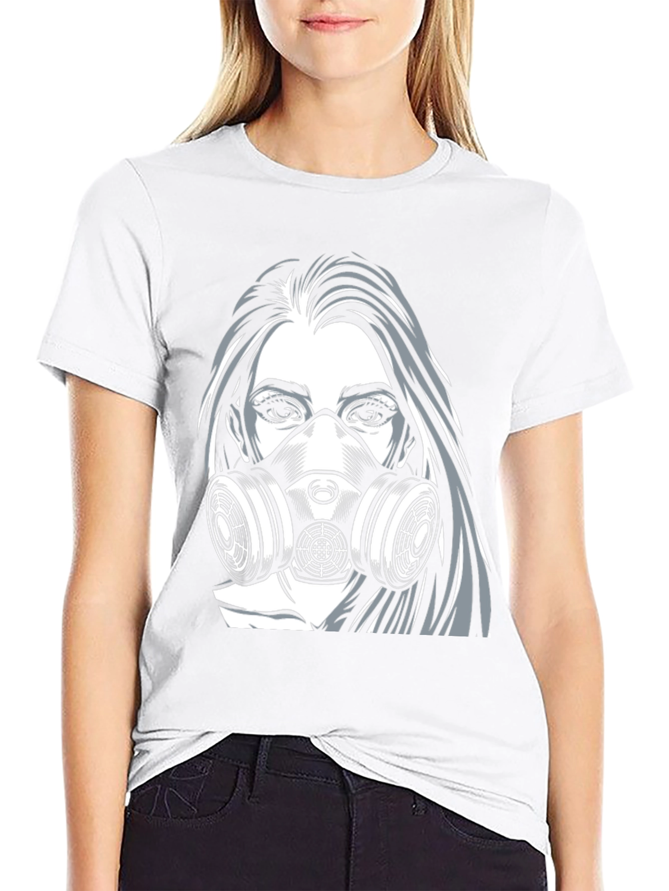 Graphic Tee: Masked Womans Resilience T-Shirt