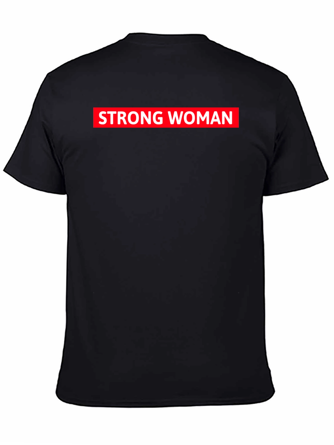 Strong Woman Graphic Tee - Black Unisex T-Shirt