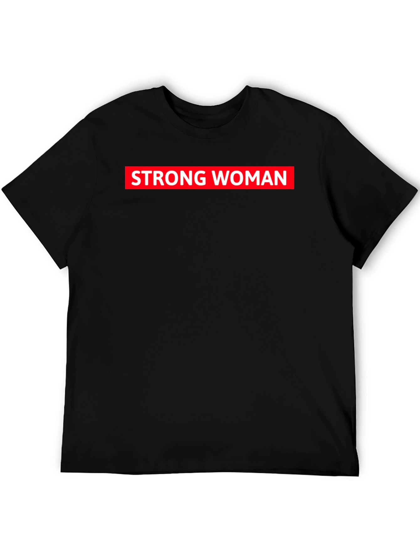 Strong Woman Graphic Tee - Black Unisex T-Shirt