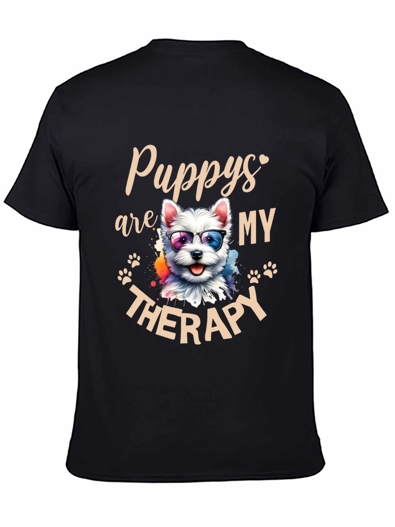 Puppy Therapy T-Shirt - Cute Dog Graphic Tee