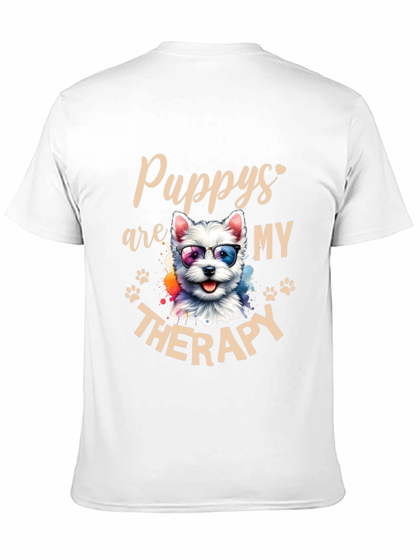 Puppy Therapy T-Shirt - Cute Dog Graphic Tee