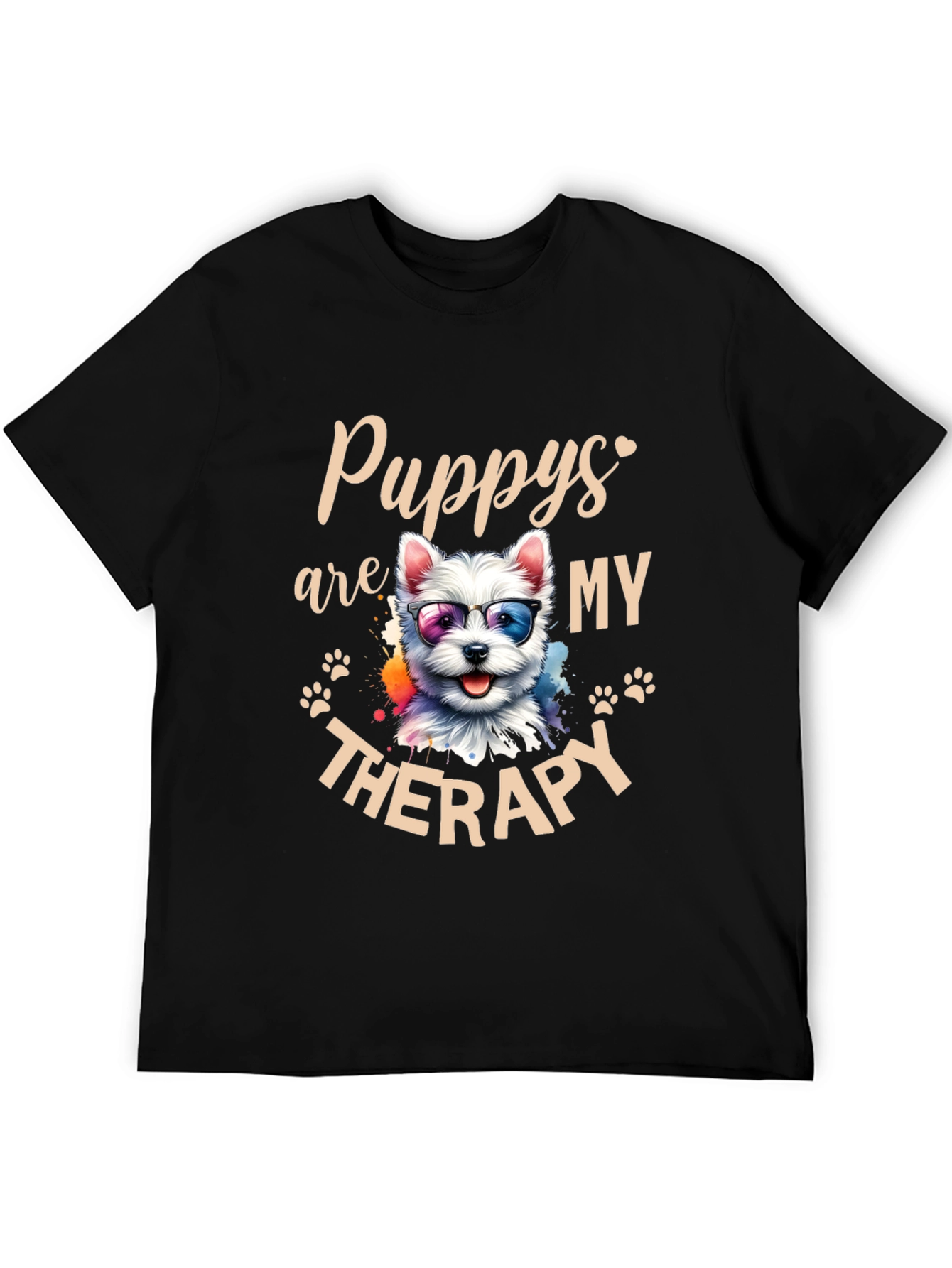 Puppy Therapy T-Shirt - Cute Dog Graphic Tee