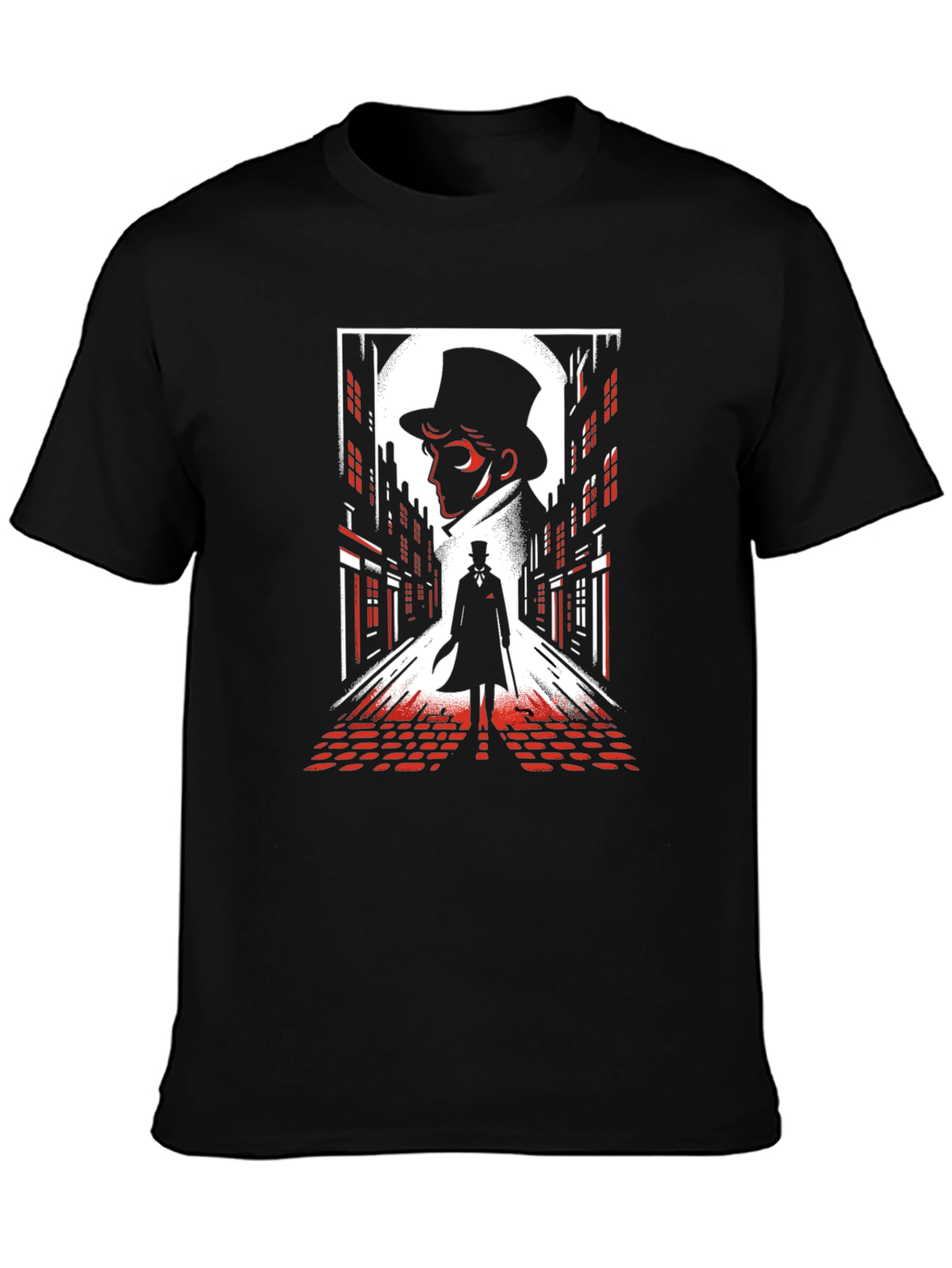 Jack the Ripper Graphic Tee - Mens Black T-Shirt
