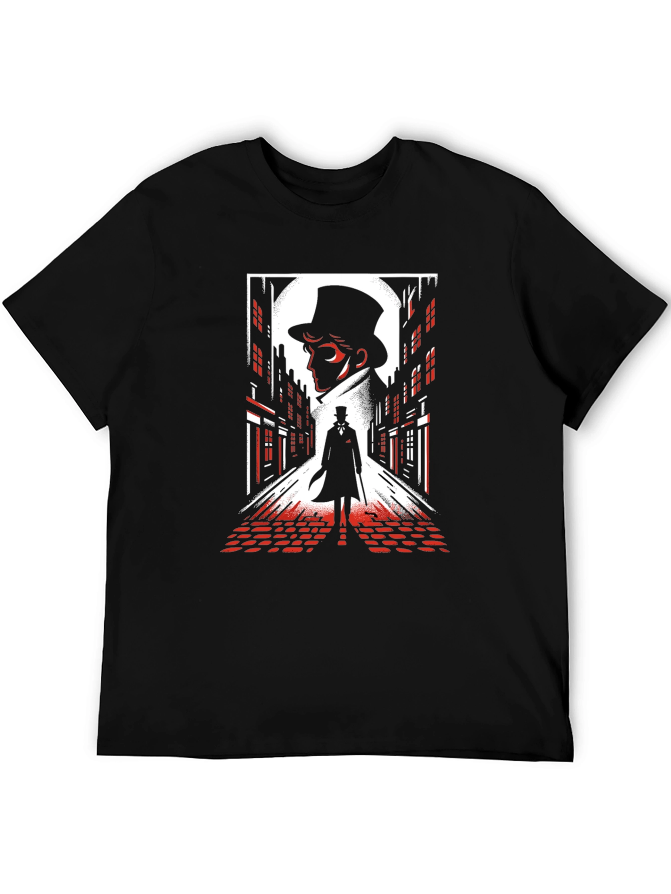 Jack the Ripper Graphic Tee - Mens Black T-Shirt