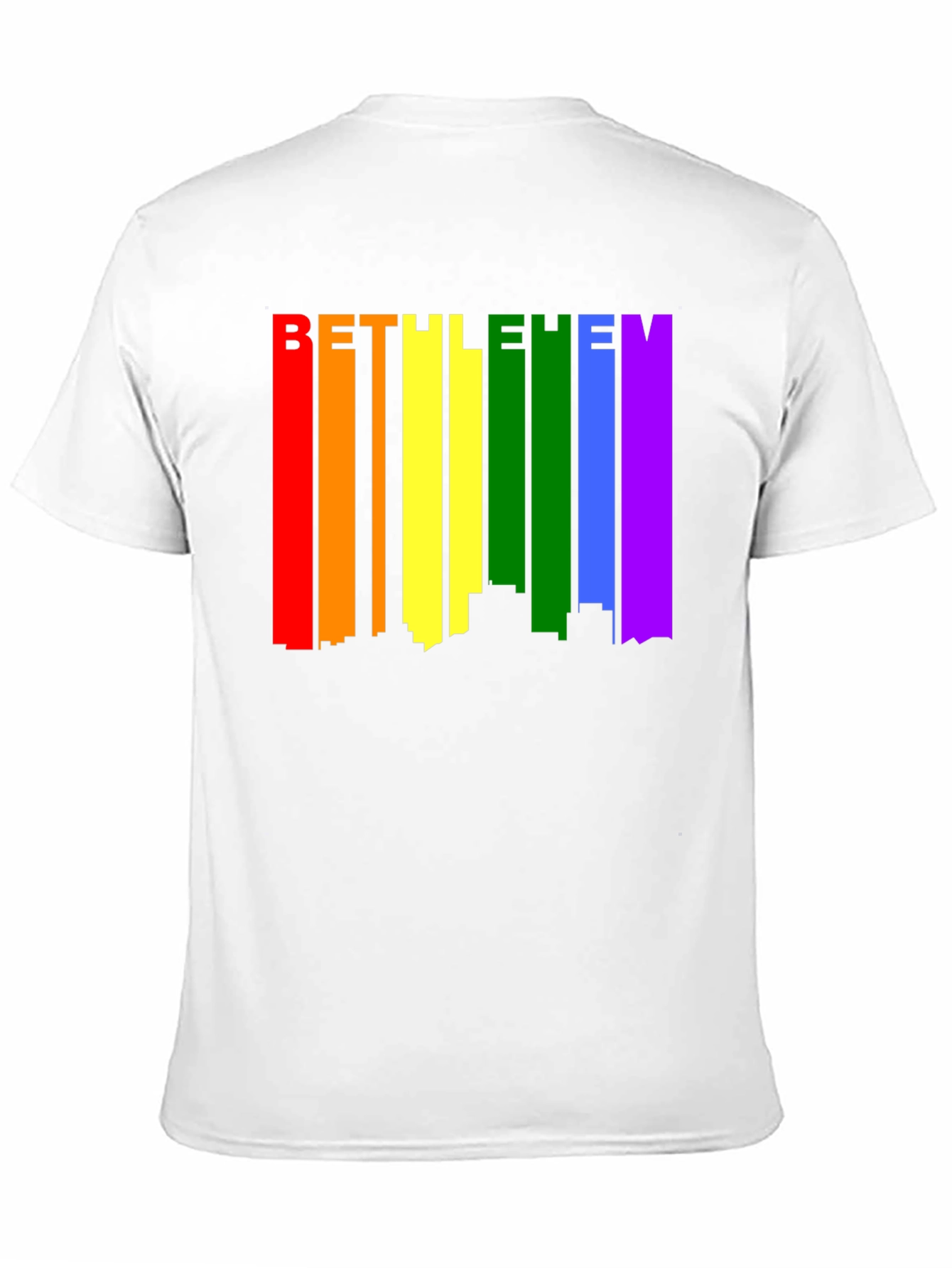 Bethlehem Pride Rainbow Skyline Graphic Tee