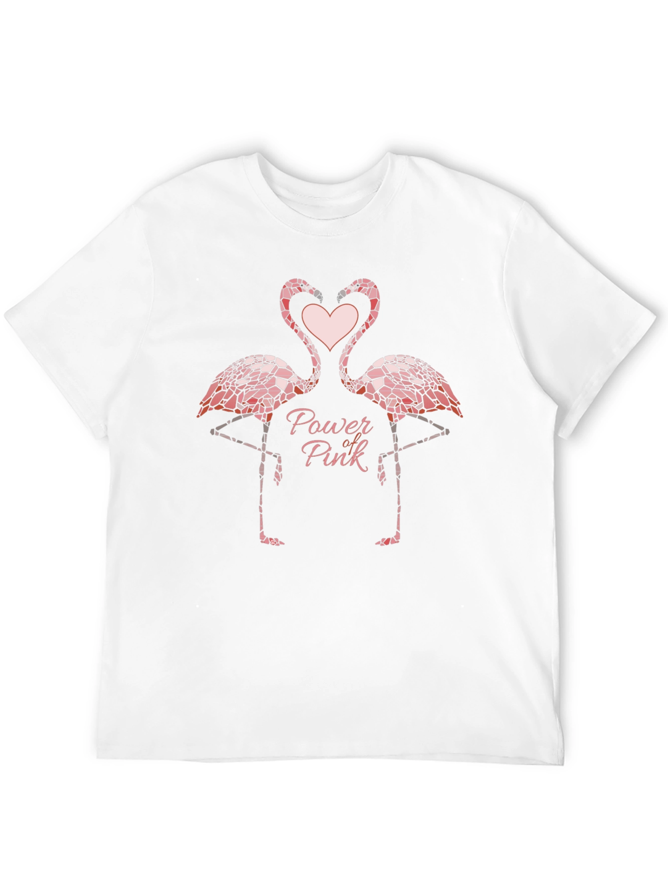 Power of Pink Flamingo Graphic Tee