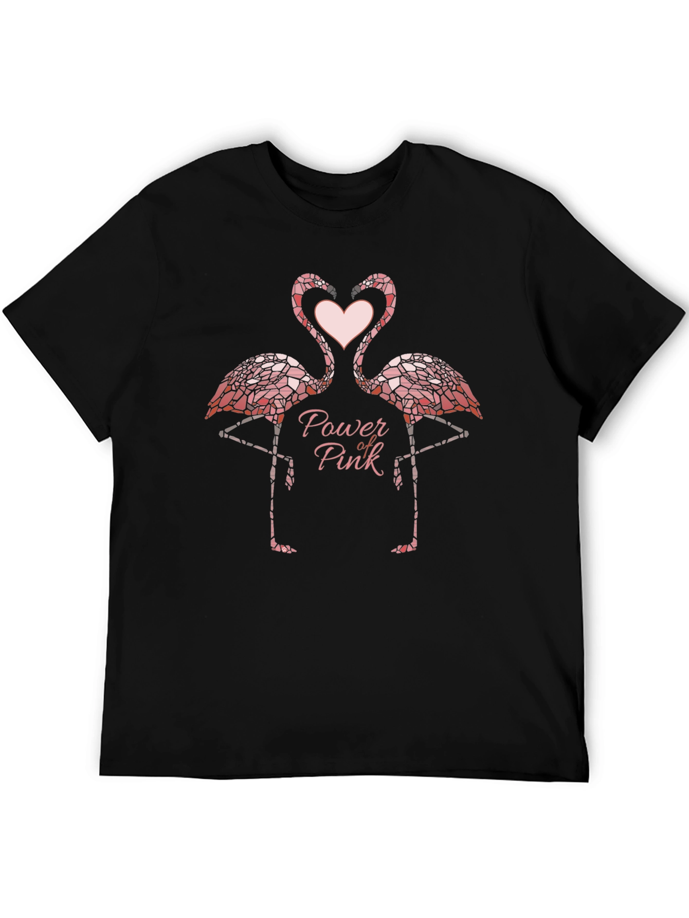 Power of Pink Flamingo Graphic Tee