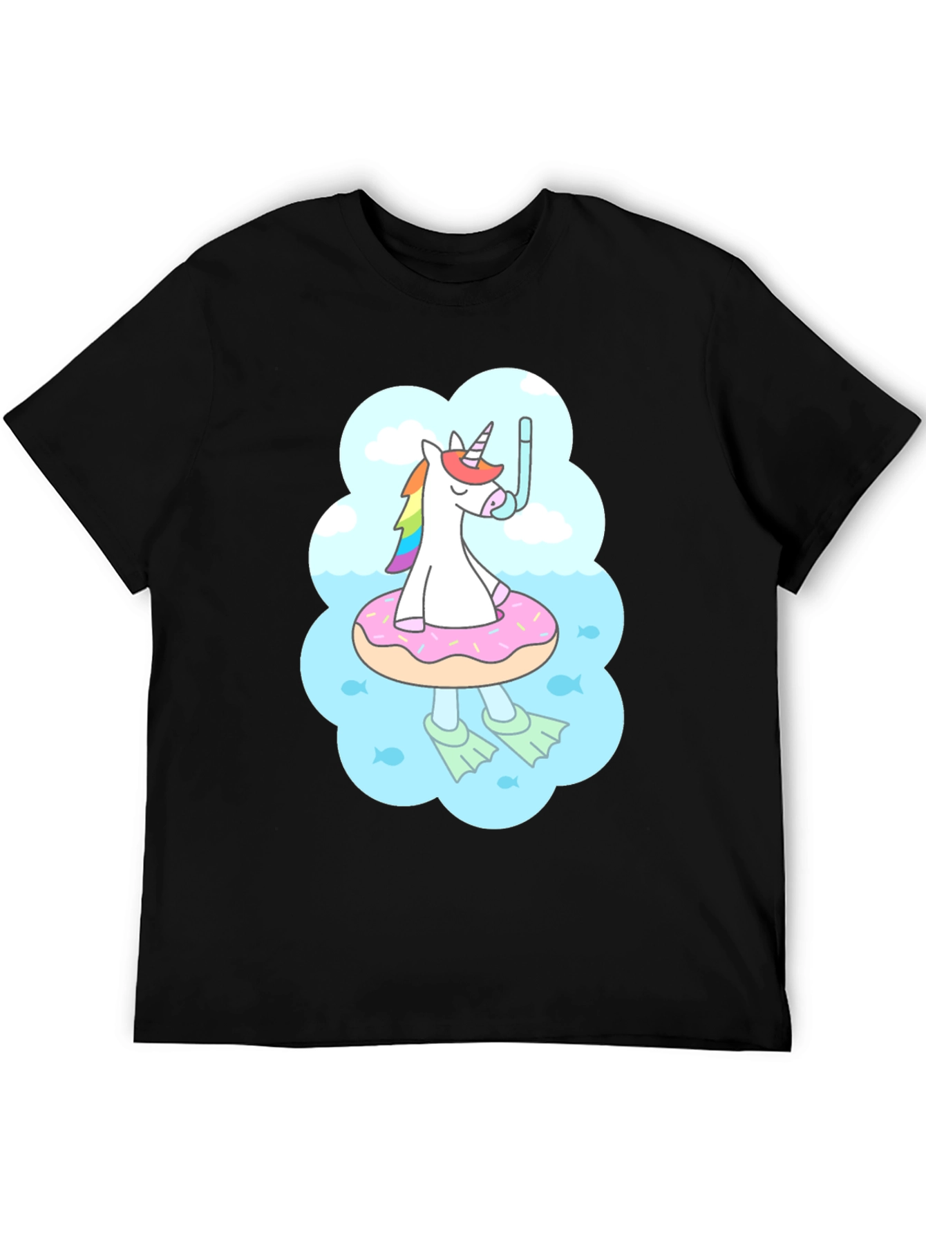 Unicorn Donut Float T-Shirt