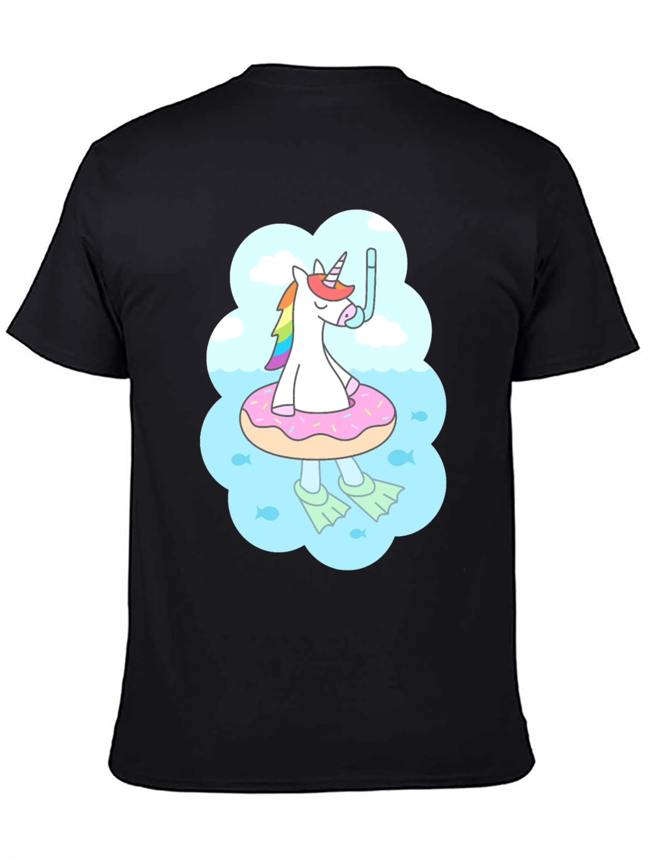 Unicorn Donut Float T-Shirt