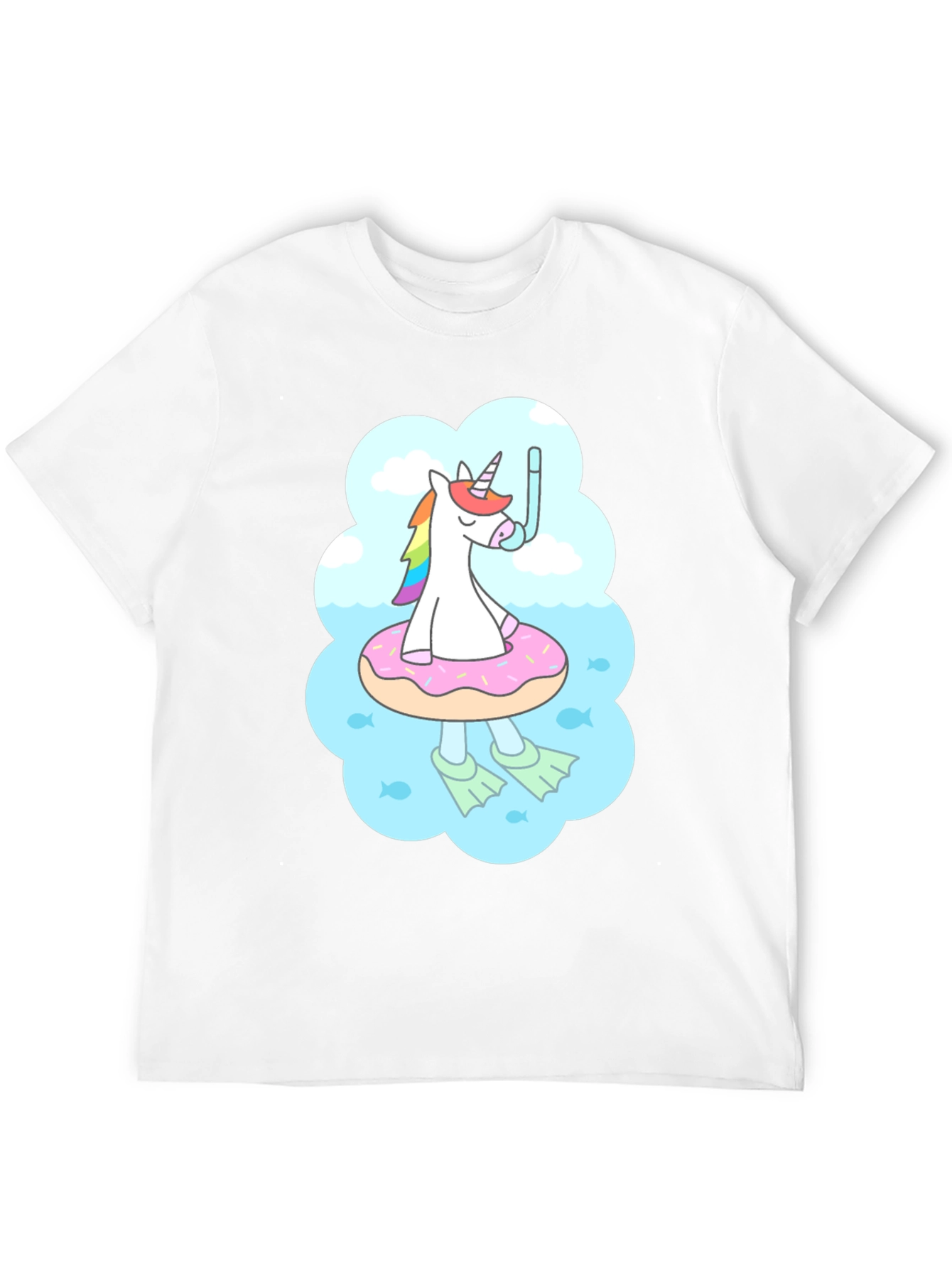 Unicorn Donut Float T-Shirt