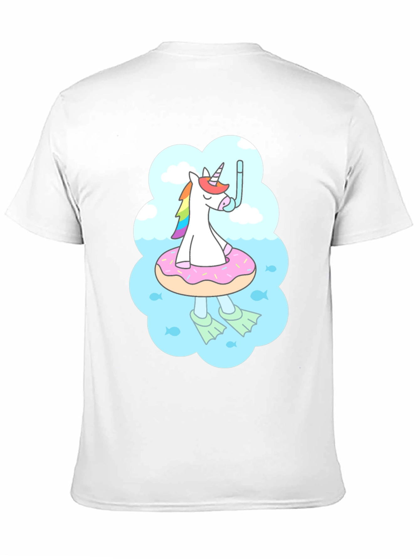 Unicorn Donut Float T-Shirt