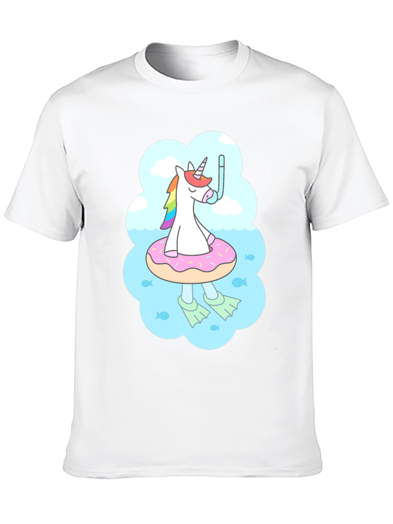 Unicorn Donut Float T-Shirt