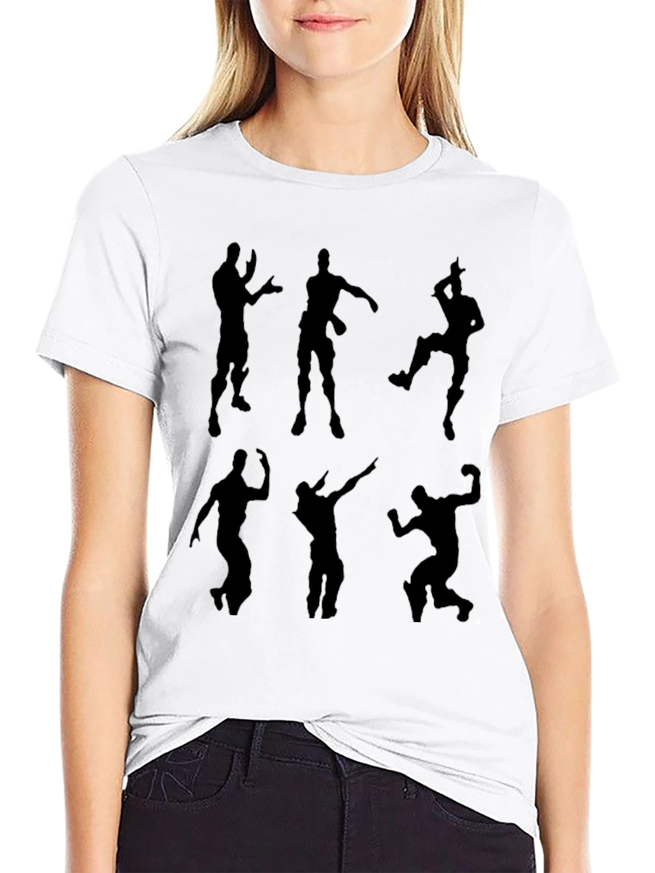 Fortnite Dance Moves Graphic T-Shirt - Black