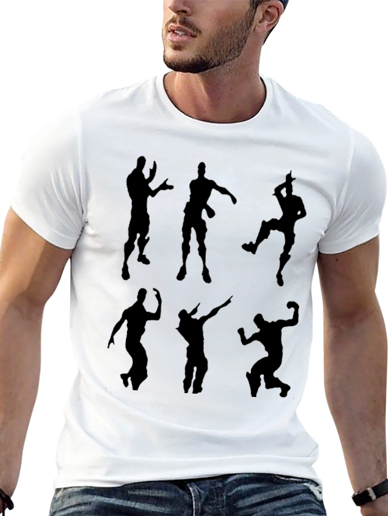 Fortnite Dance Moves Graphic T-Shirt - Black