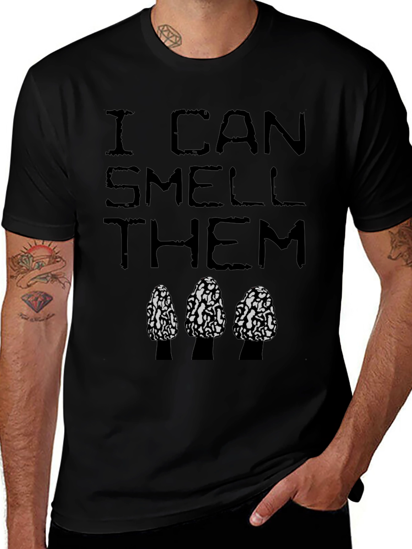 I Can Smell Them Morel Mushroom T-Shirt