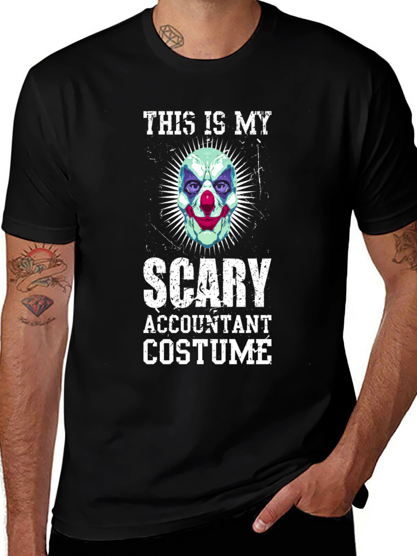 Scary Accountant Costume T-Shirt