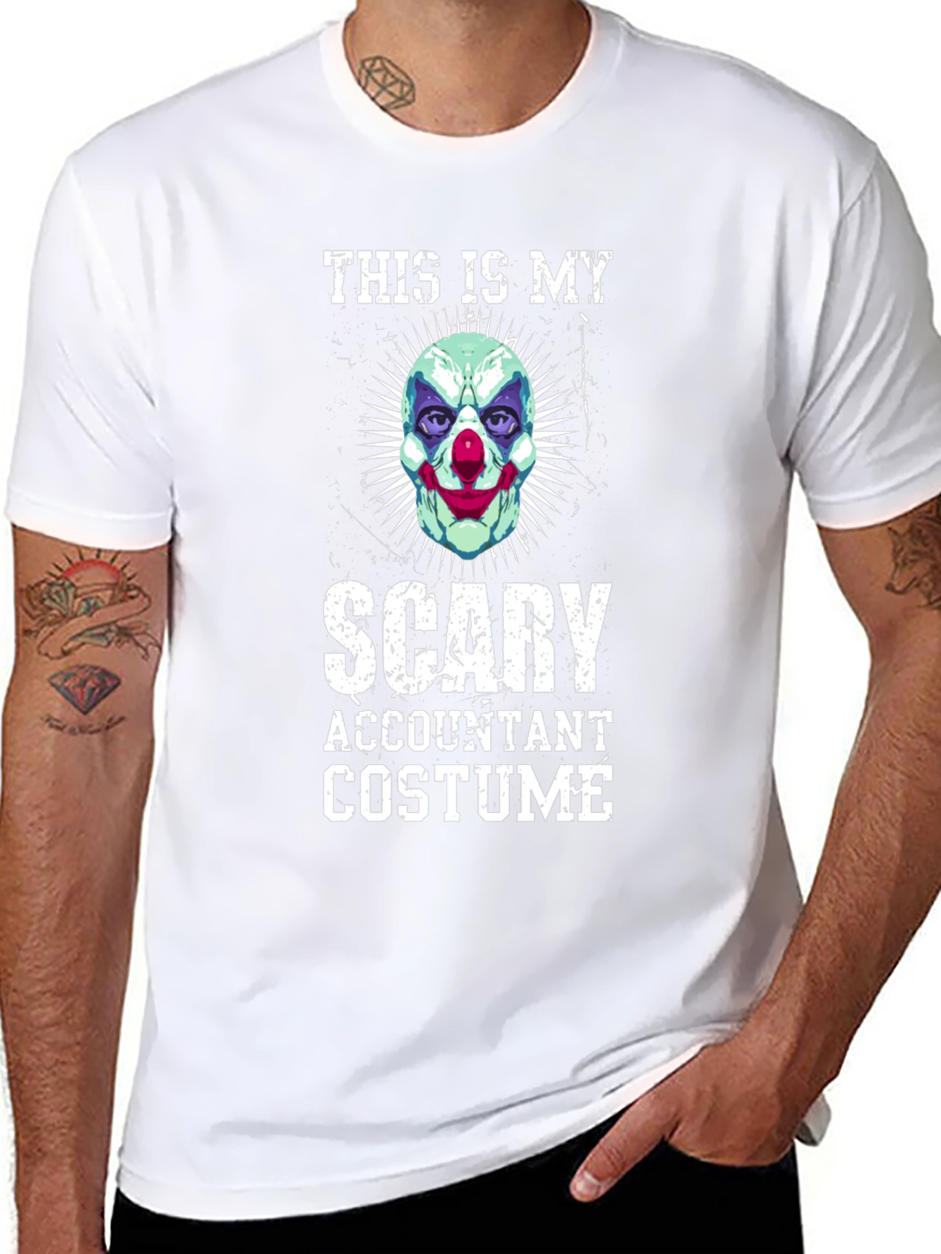Scary Accountant Costume T-Shirt