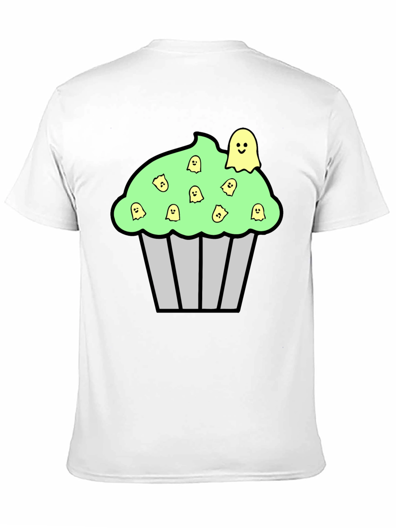 Spooky Cupcake Graphic Tee - Halloween T-Shirt