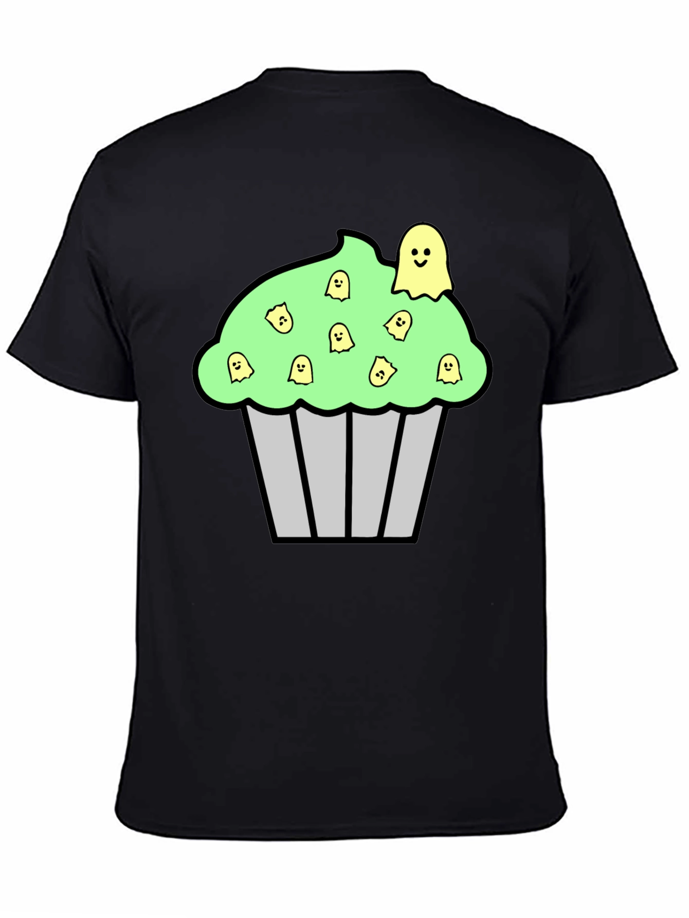 Spooky Cupcake Graphic Tee - Halloween T-Shirt