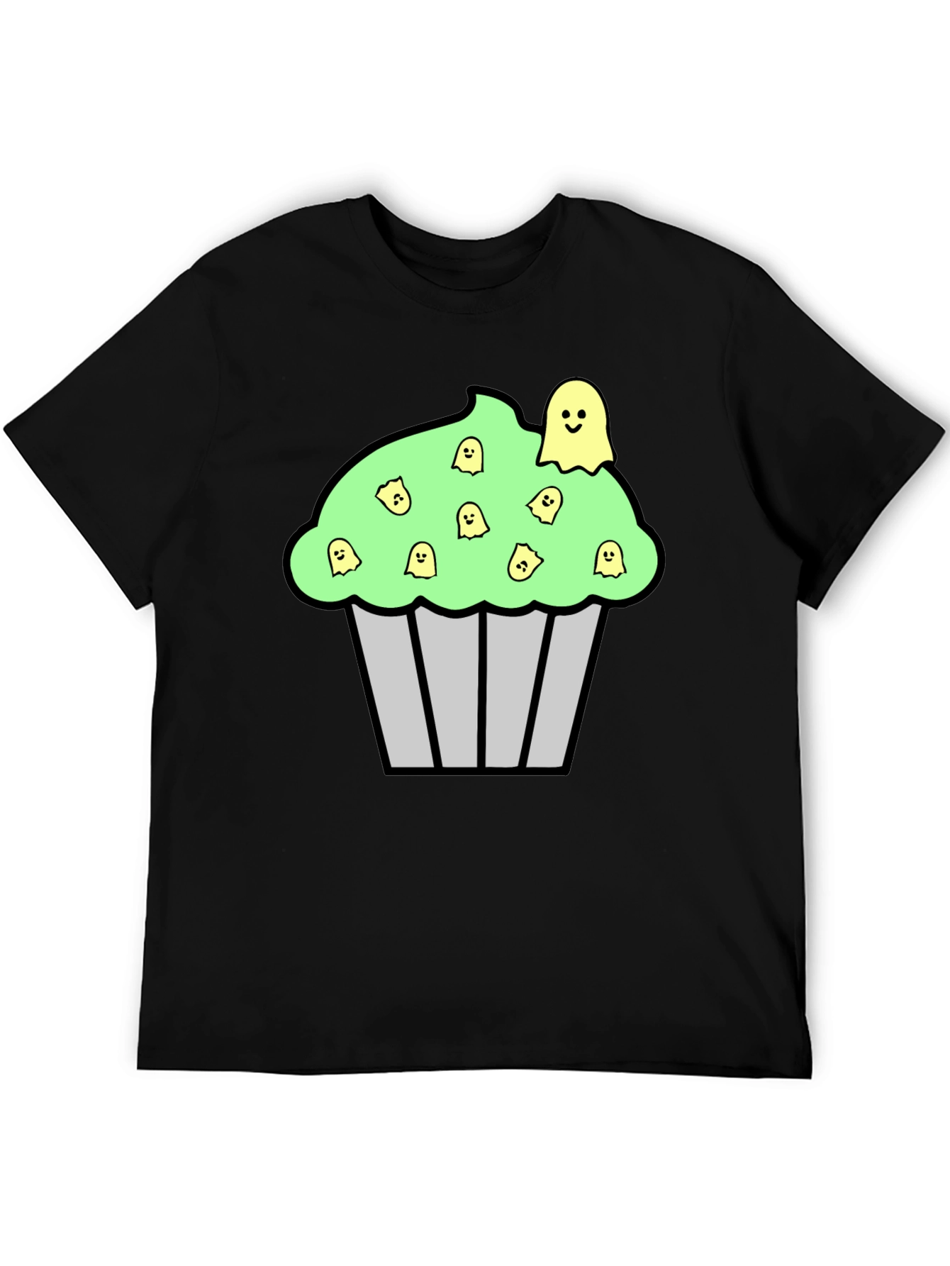 Spooky Cupcake Graphic Tee - Halloween T-Shirt