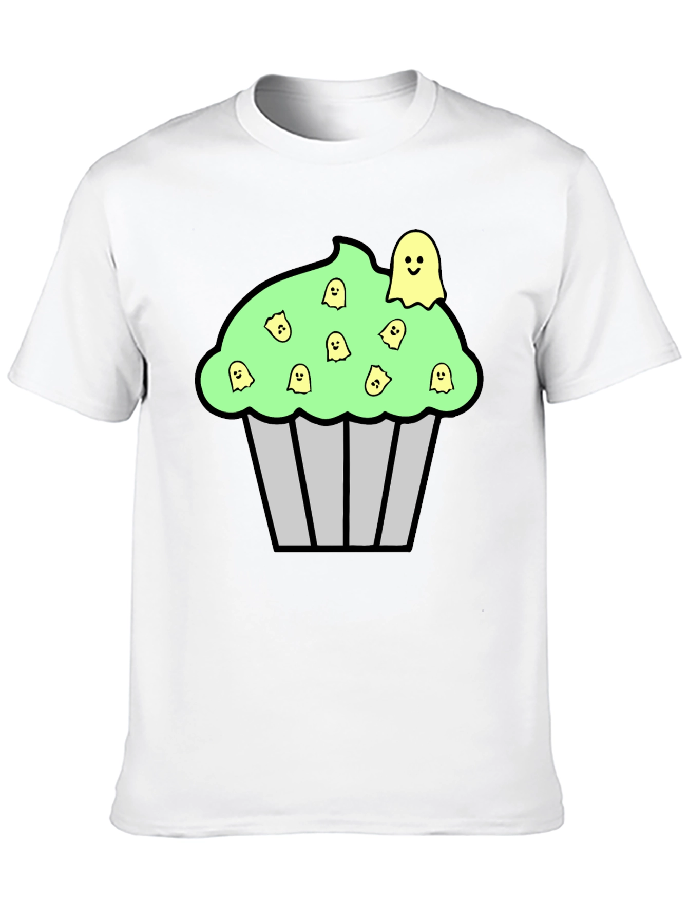 Spooky Cupcake Graphic Tee - Halloween T-Shirt