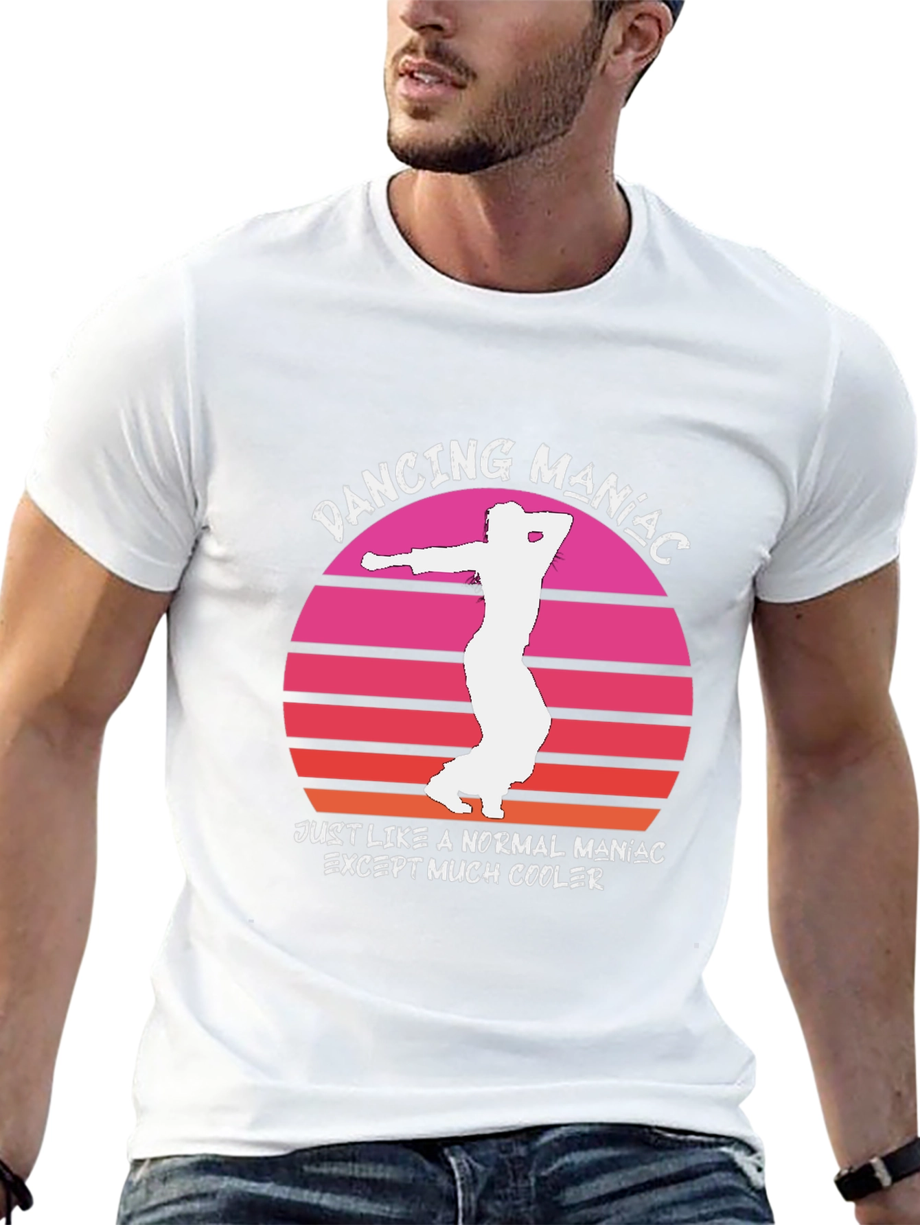 Dancing Maniac T-Shirt - Cool Retro Design