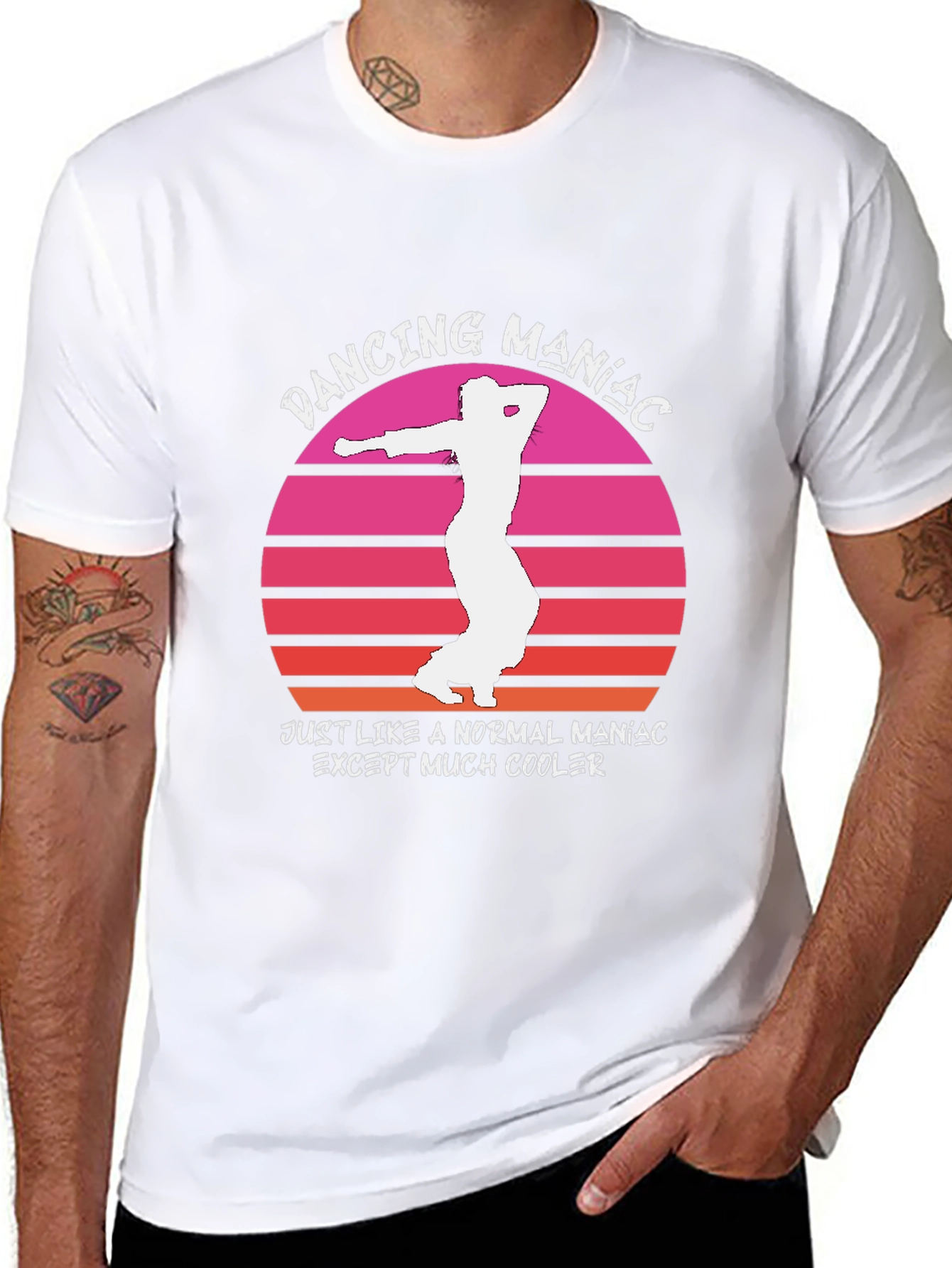 Dancing Maniac T-Shirt - Cool Retro Design