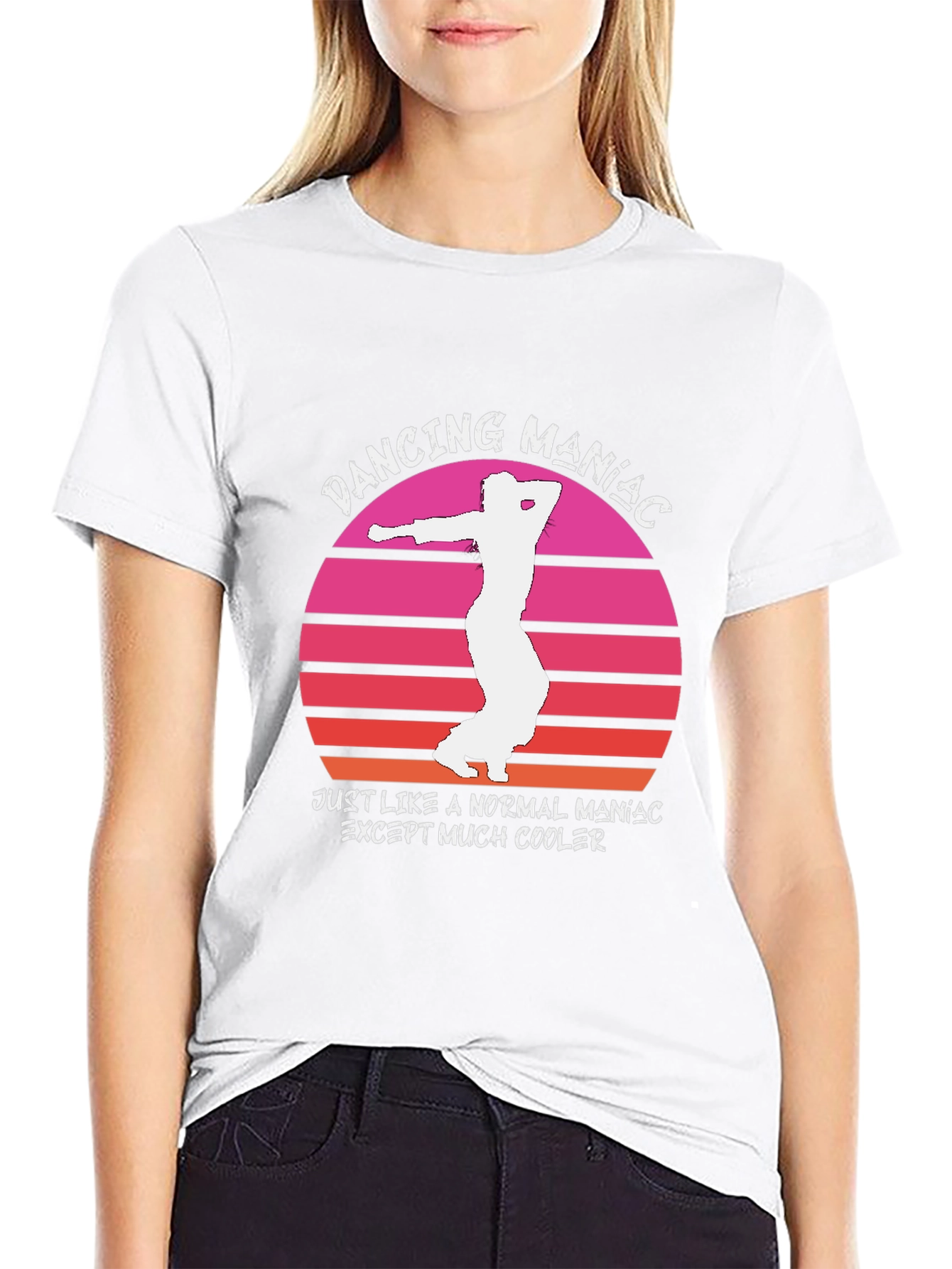 Dancing Maniac T-Shirt - Cool Retro Design
