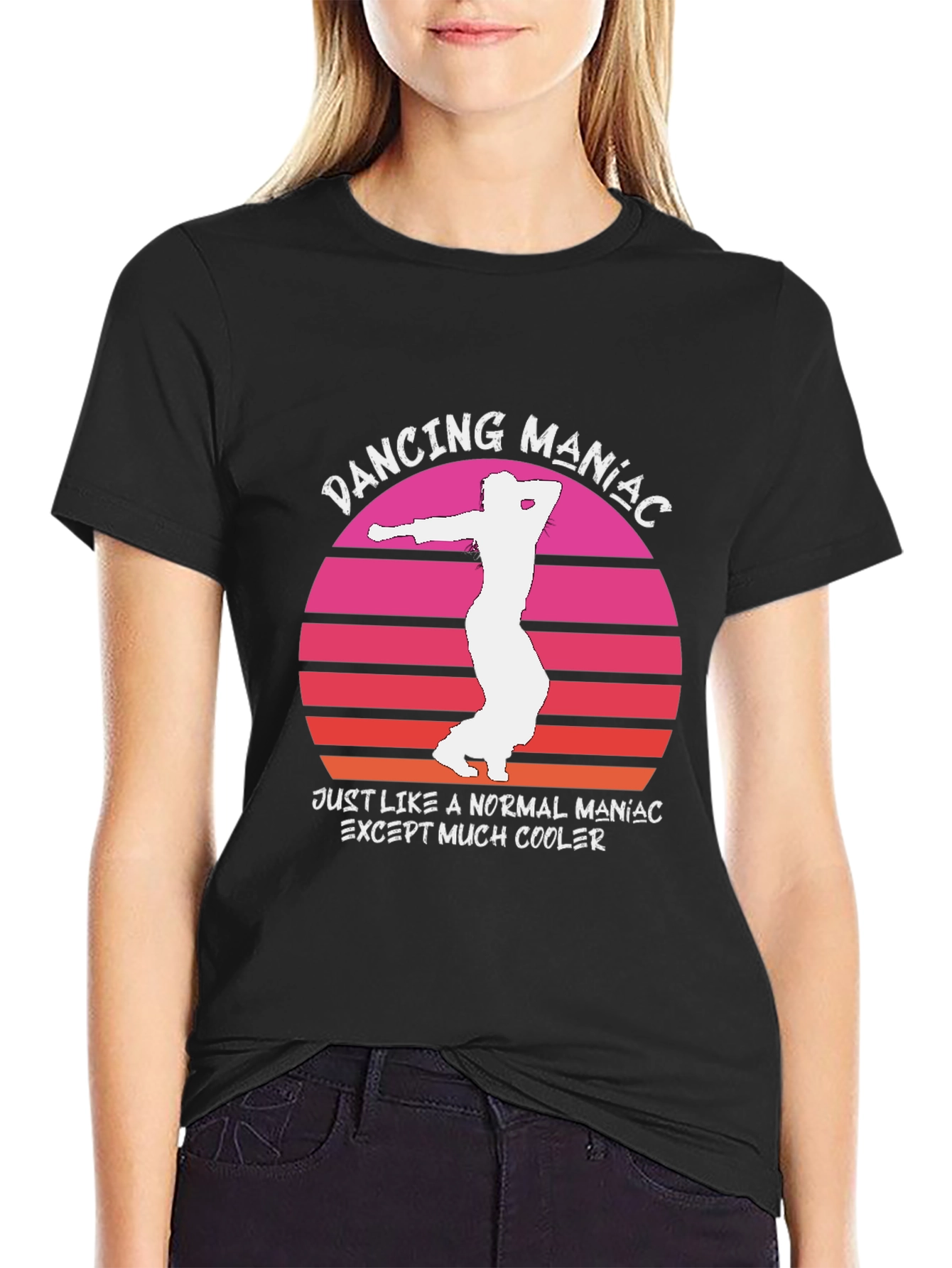 Dancing Maniac T-Shirt - Cool Retro Design