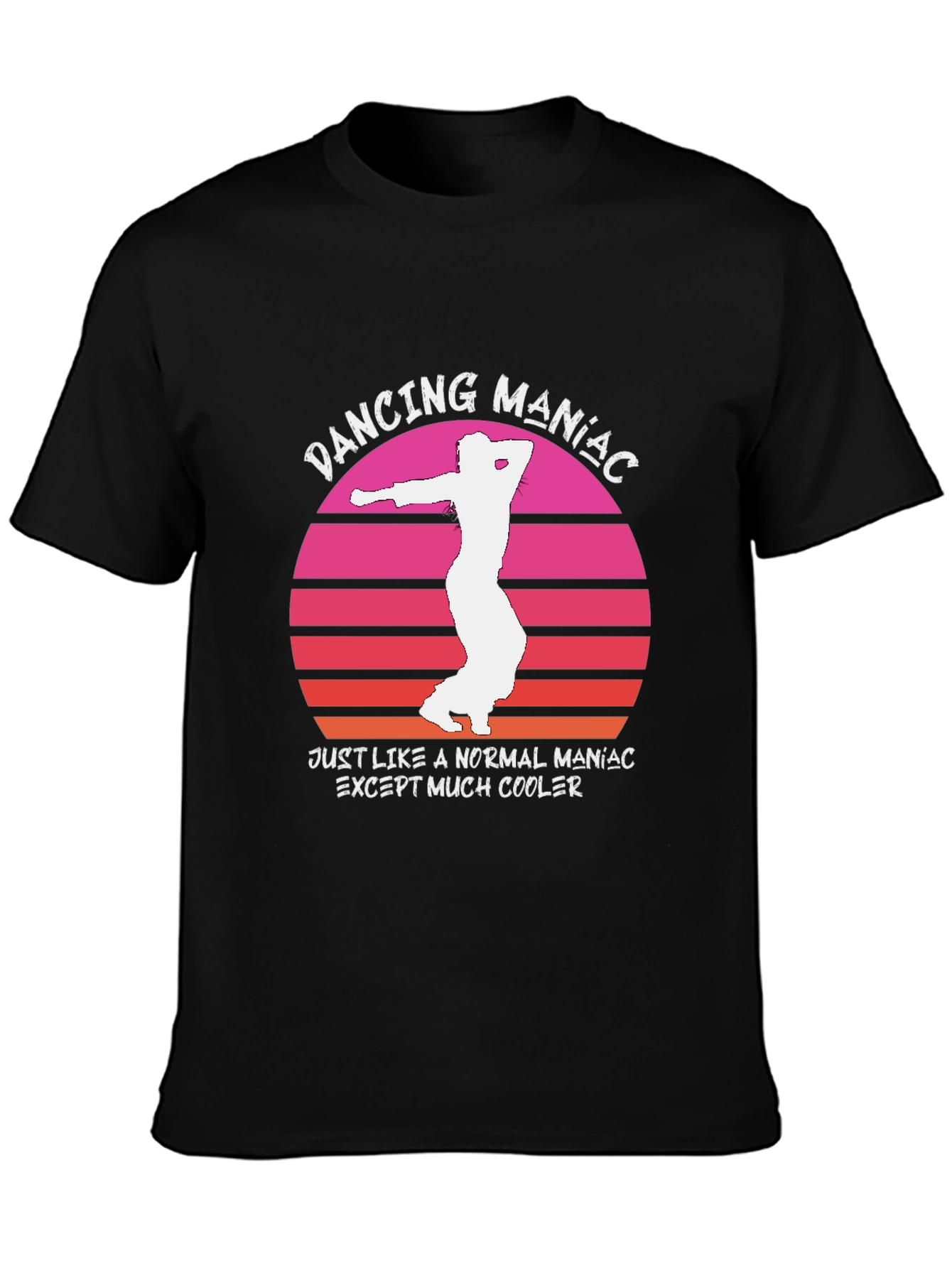 Dancing Maniac T-Shirt - Cool Retro Design