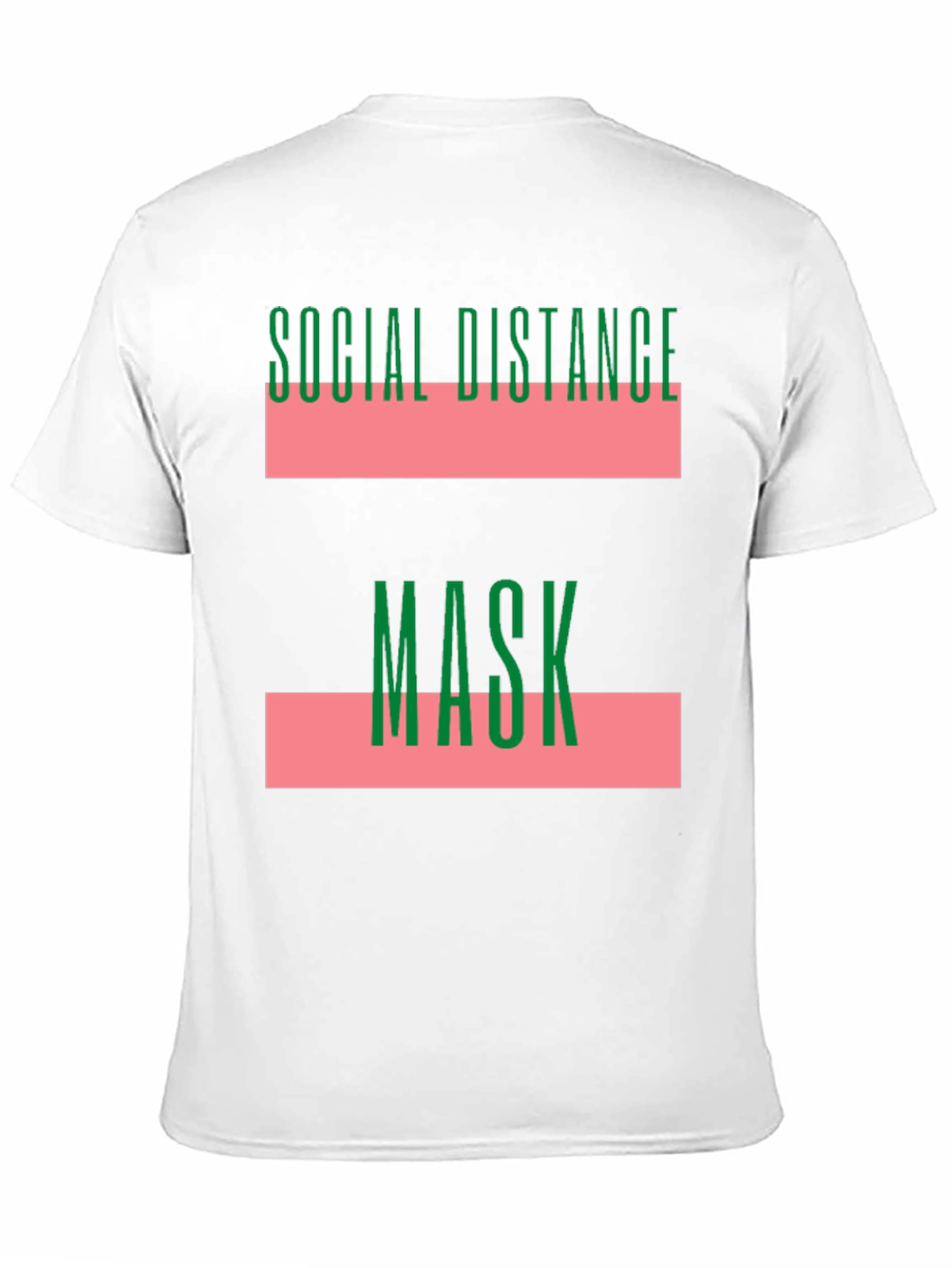 Social Distance Mask Graphic T-Shirt